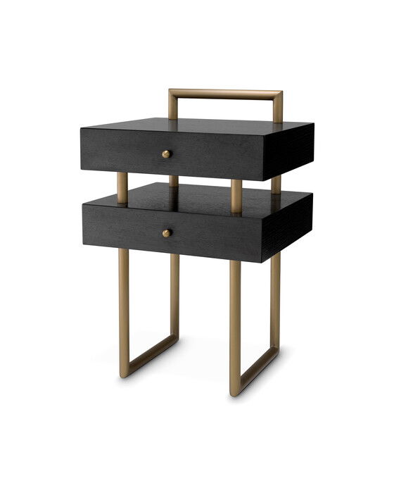 bedini sidobord borstad mässing