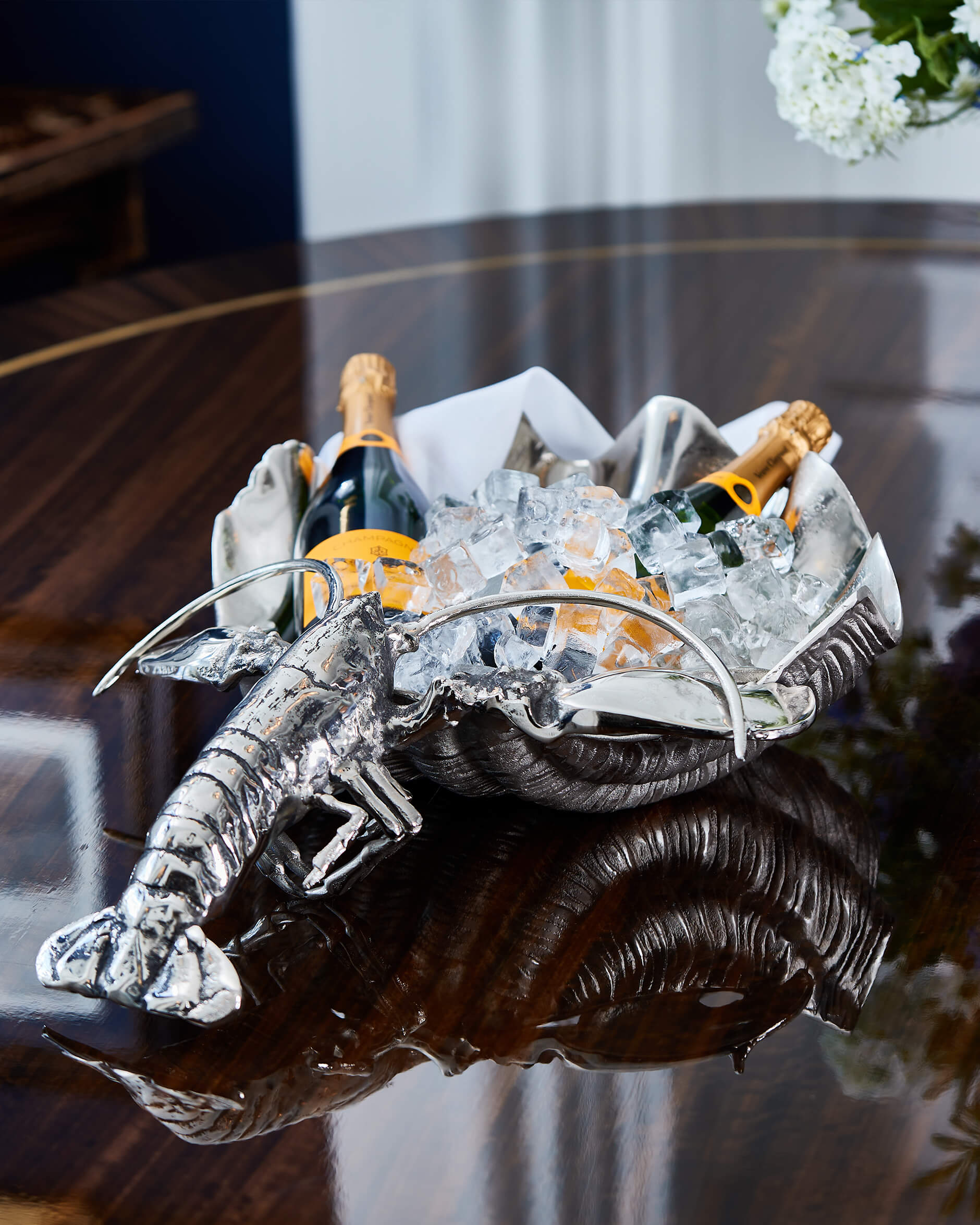 Hummer snäckfat silver