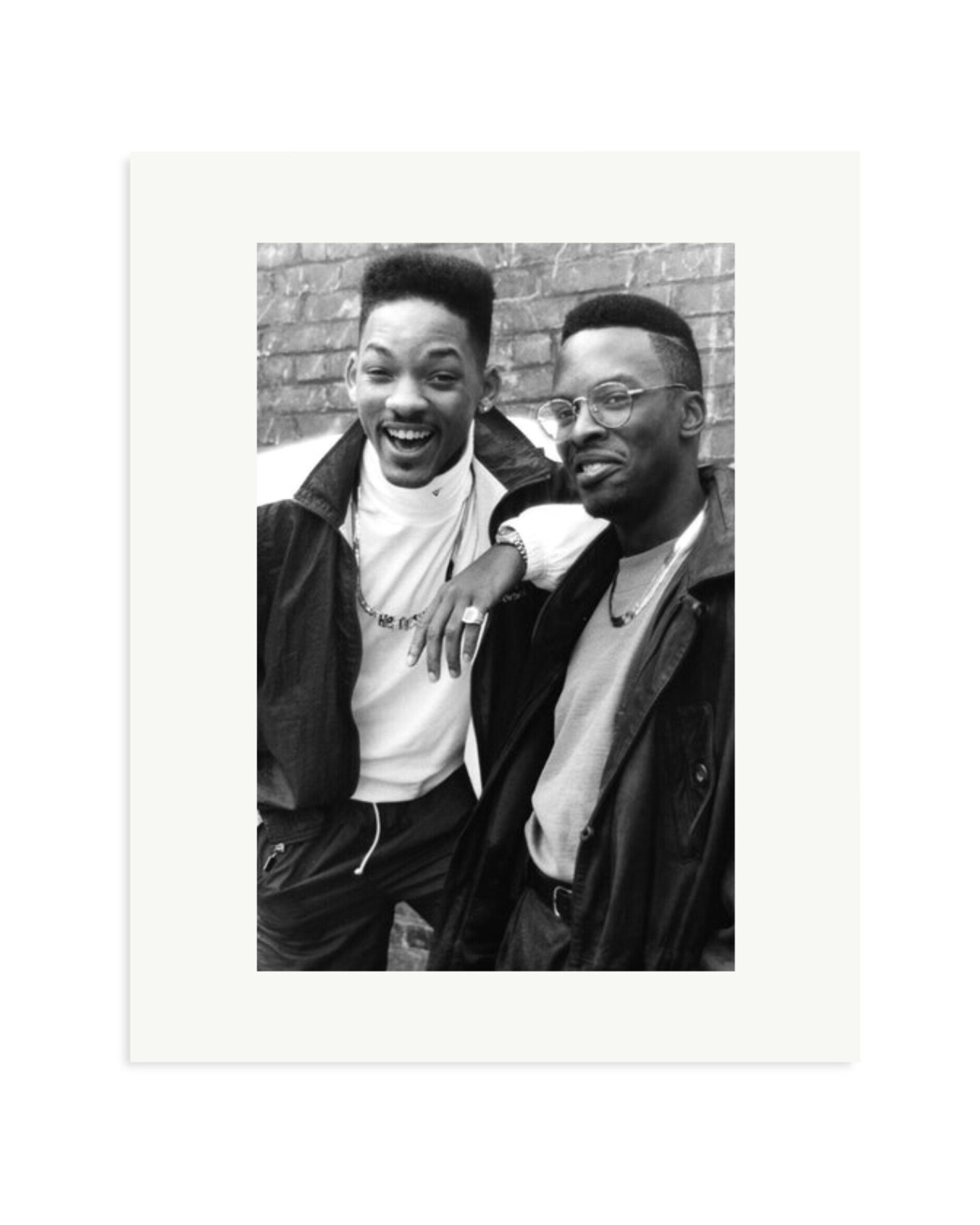 DJ Jazzy Jeff & The Fresh Prince Will Smith Print Only / Medium