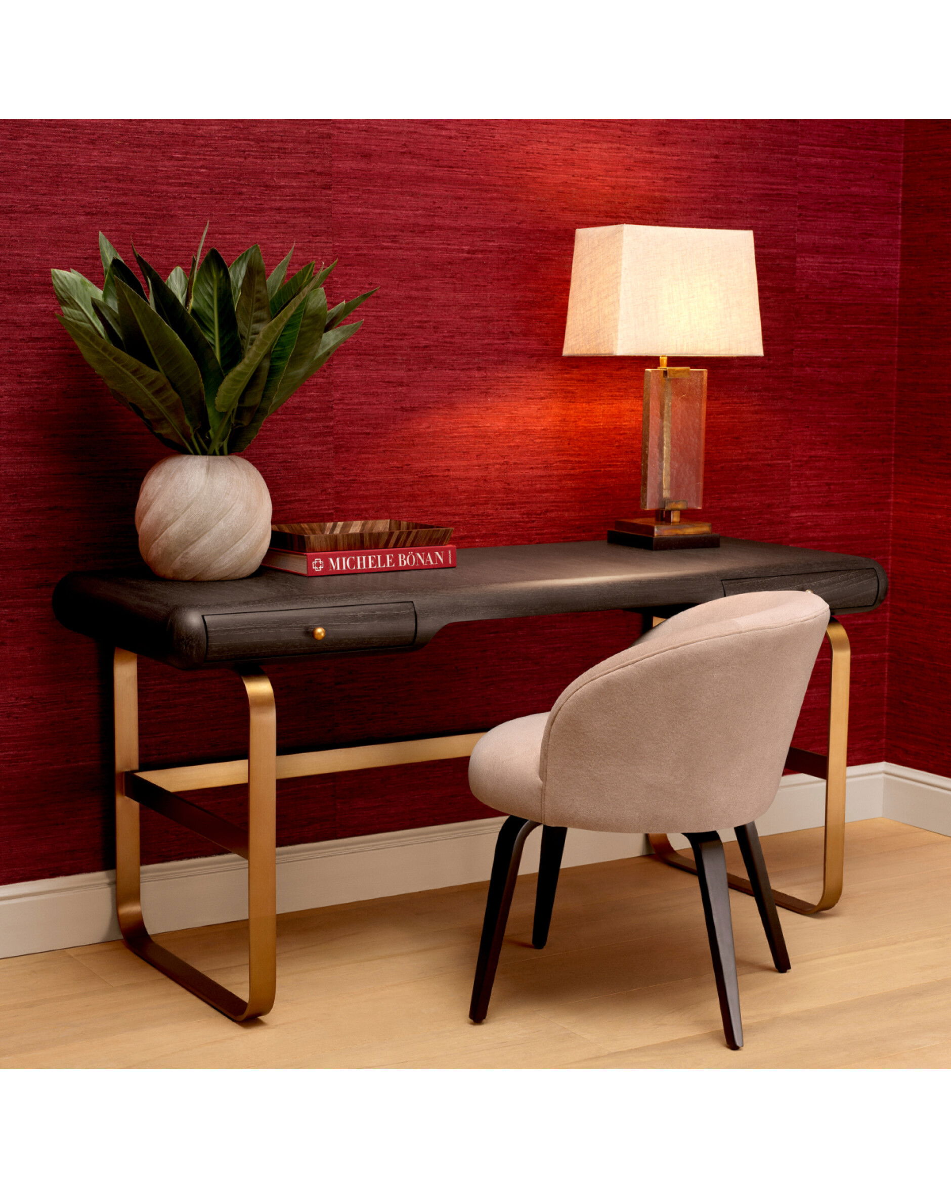 James tischleuchte vintage messing