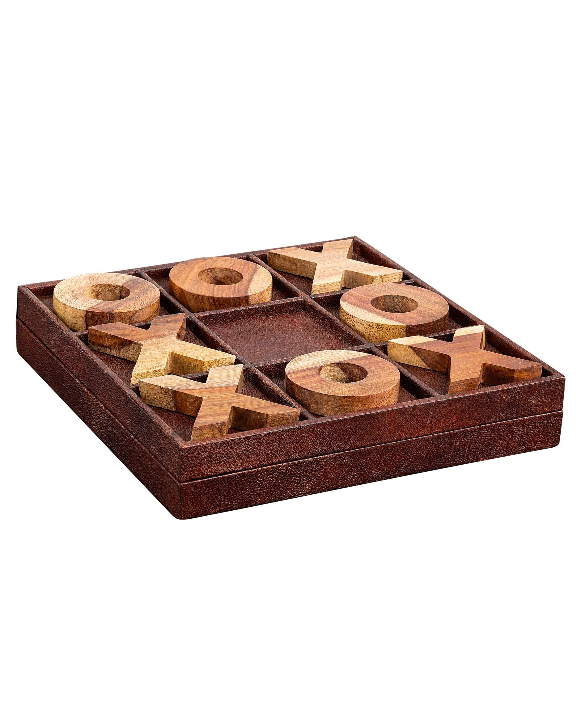 Mendoza tic-tac-toe brown OUTLET