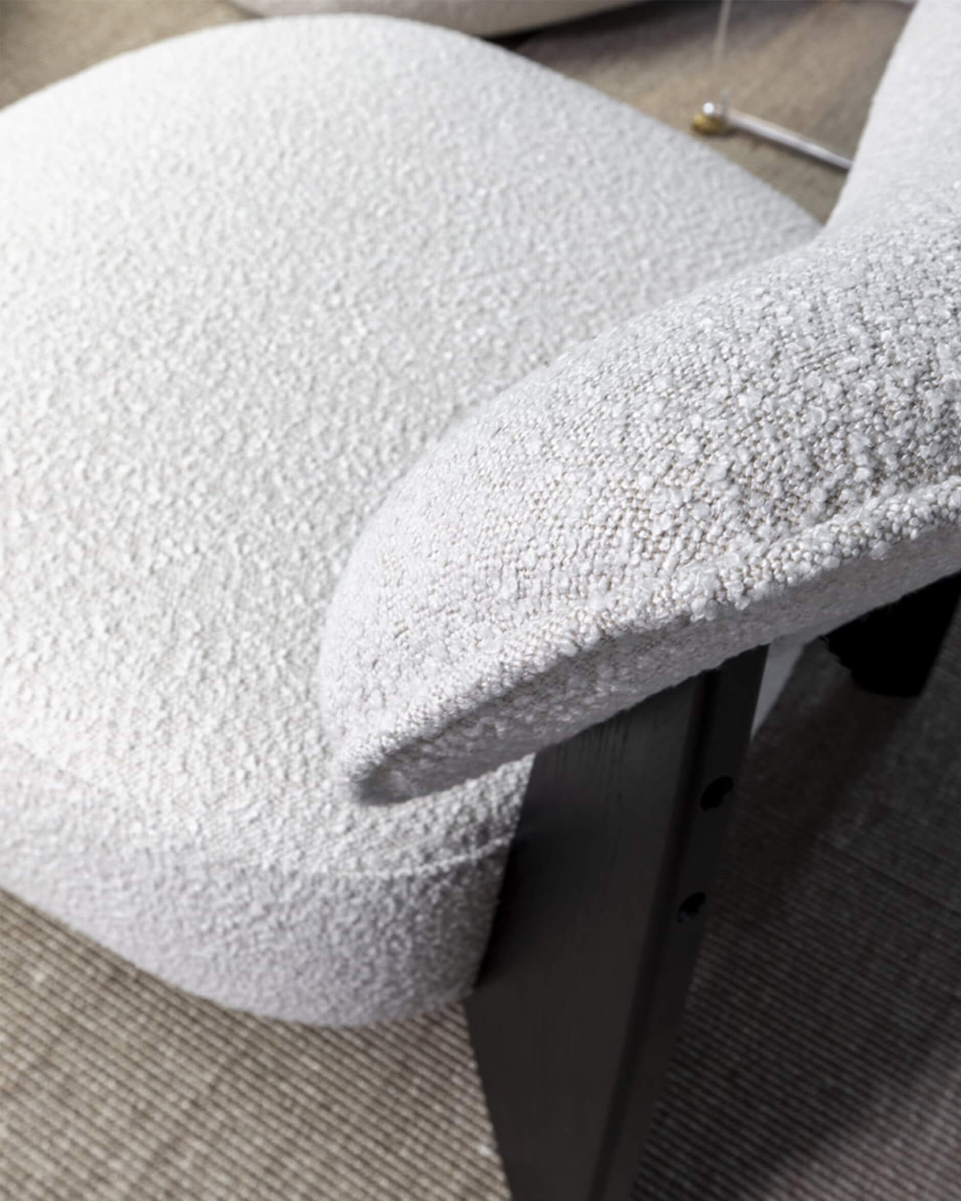 Cadiz fåtölj bouclé cream