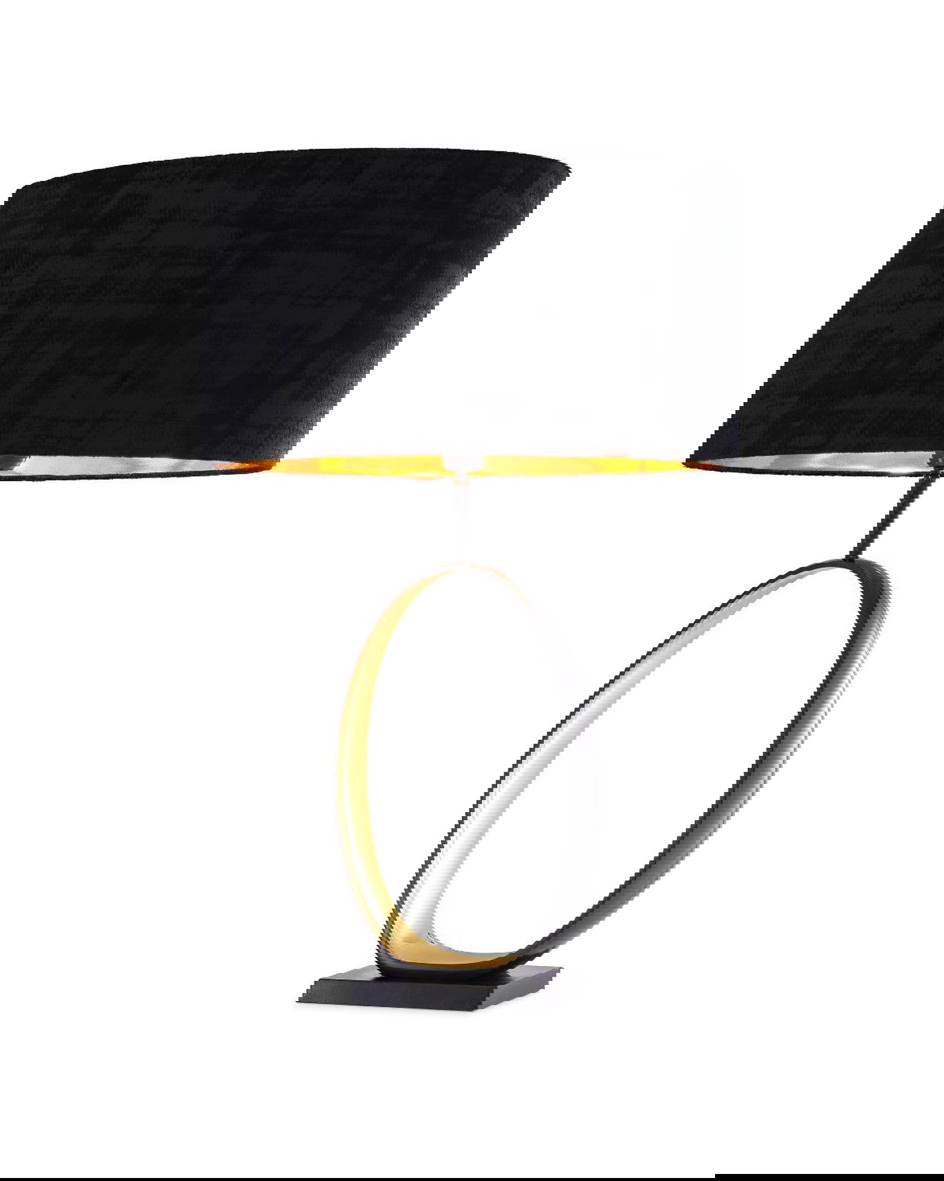 Saturnia bordslampa svart