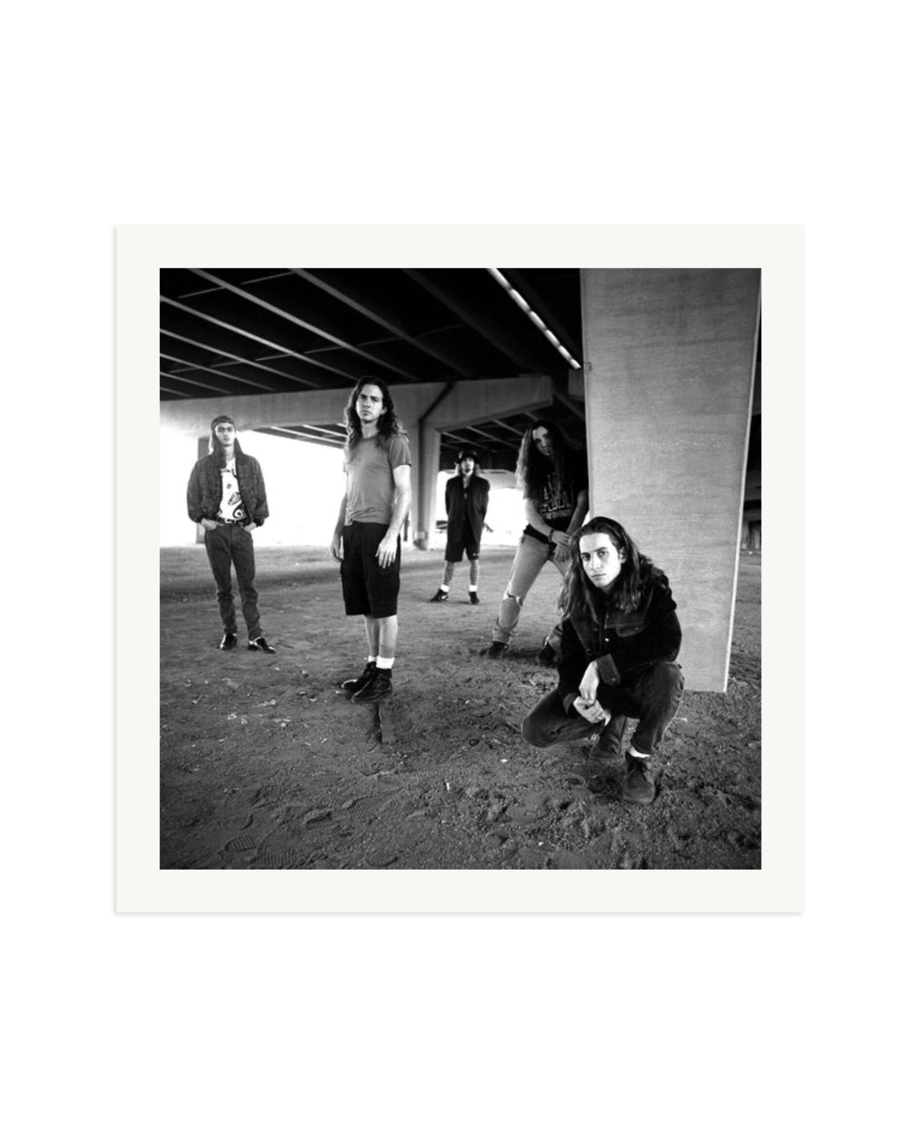 Pearl Jam in 1991 Print Only / XXL