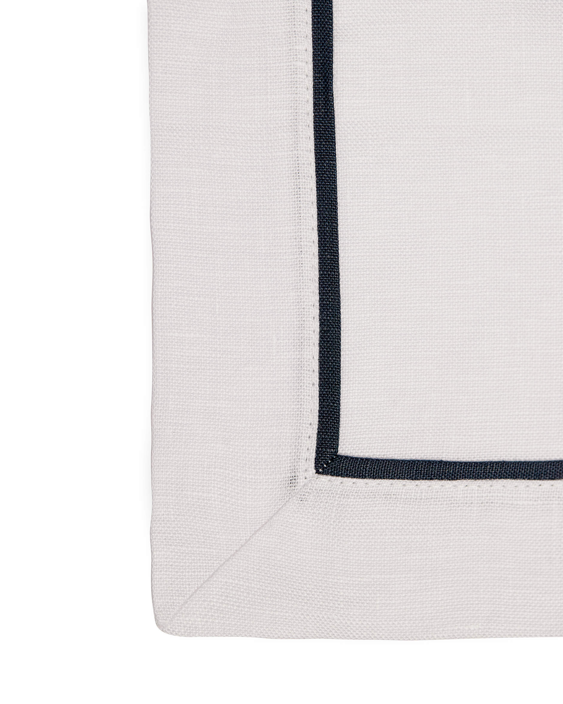 Avenue bordsduk vit/blå