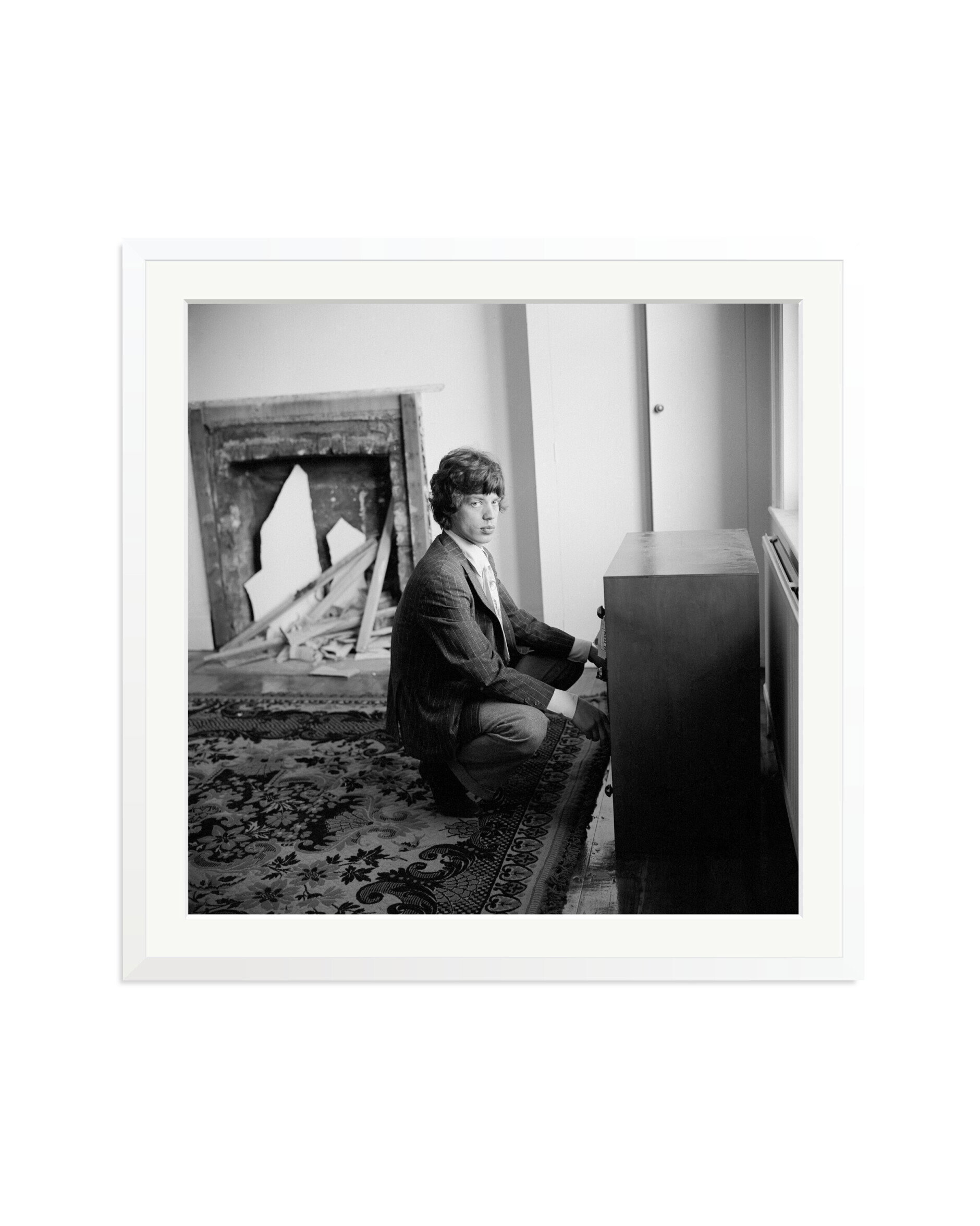 Mick Jagger at Home, 1966 White / XXL