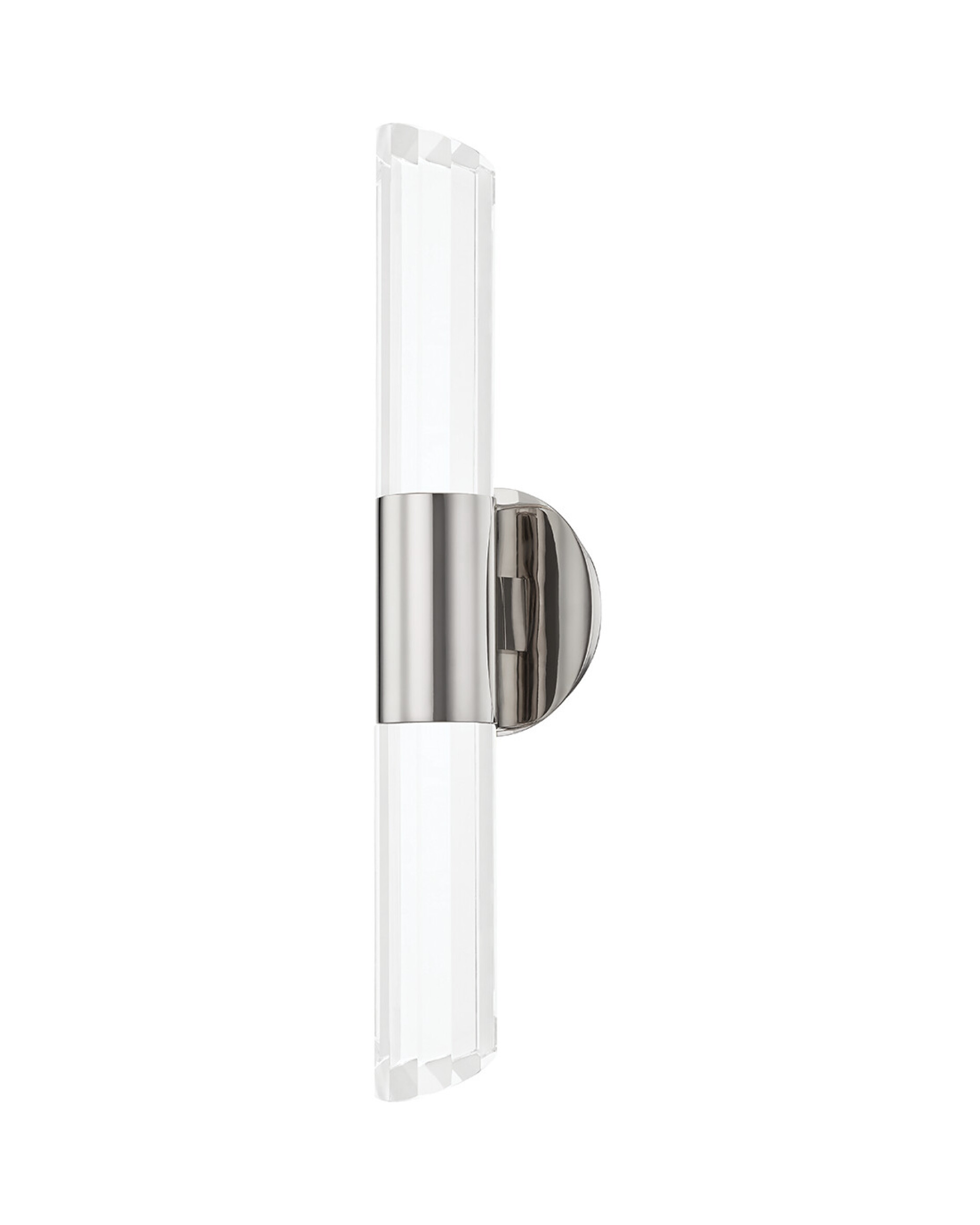 Rowe vägglampa nickel