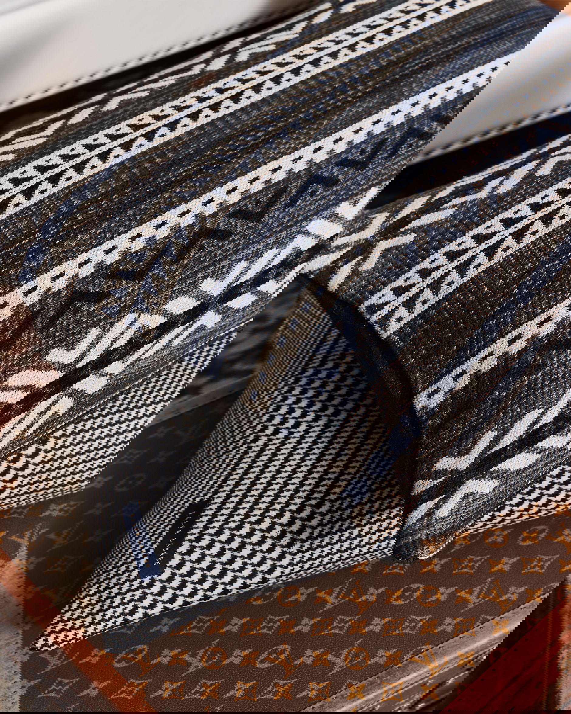 Ralph Lauren Mountain Pass Stripe cushion