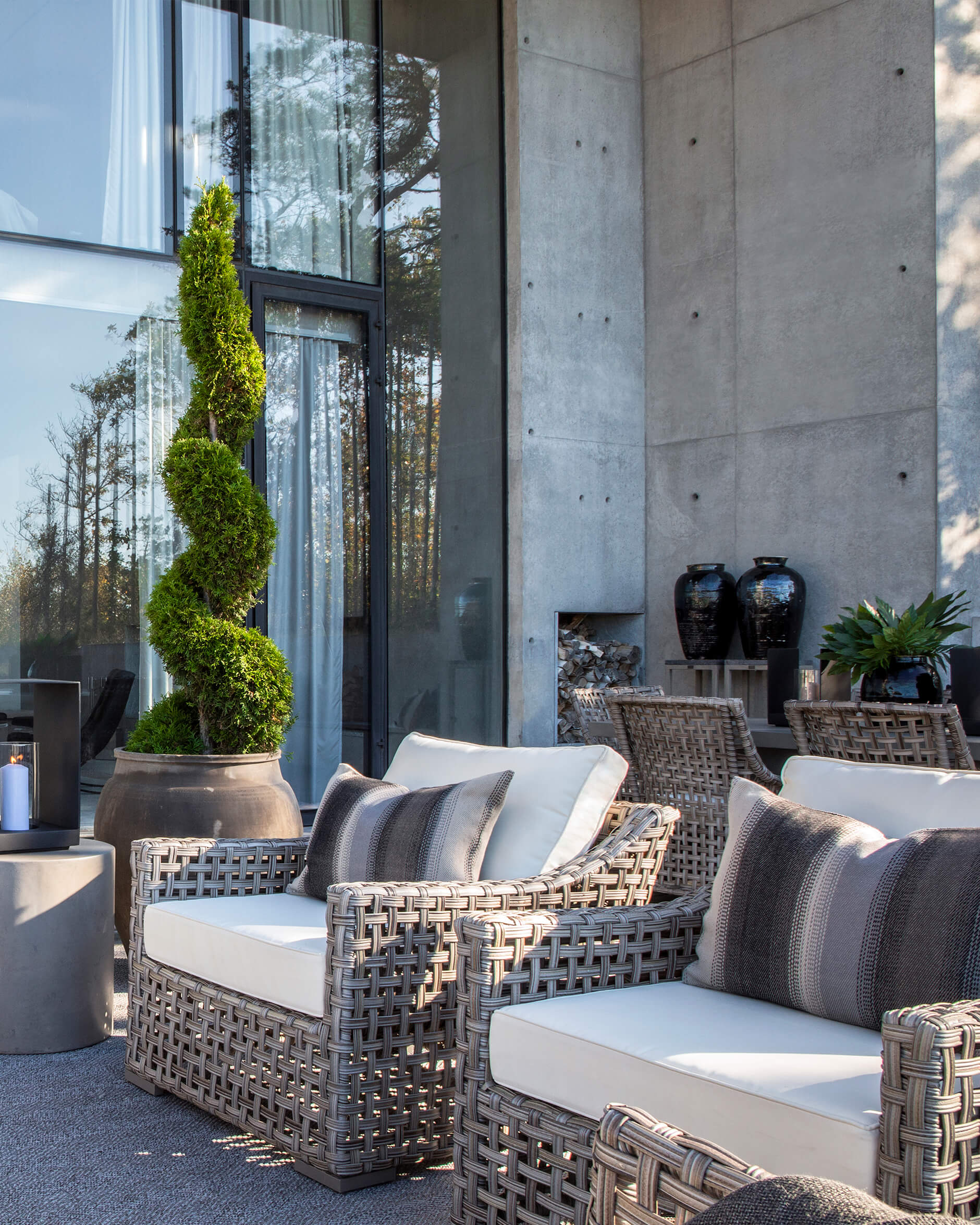 San Remo fåtölj grå