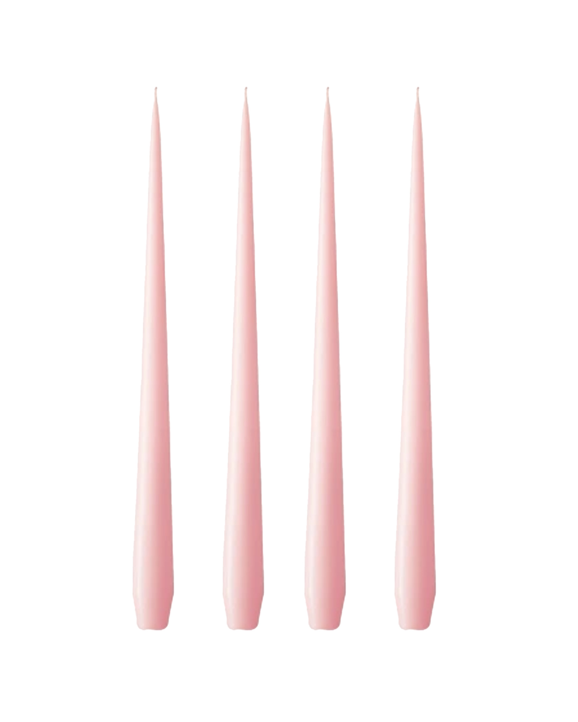 Kroonkaarsen Roze Kwarts set van 4