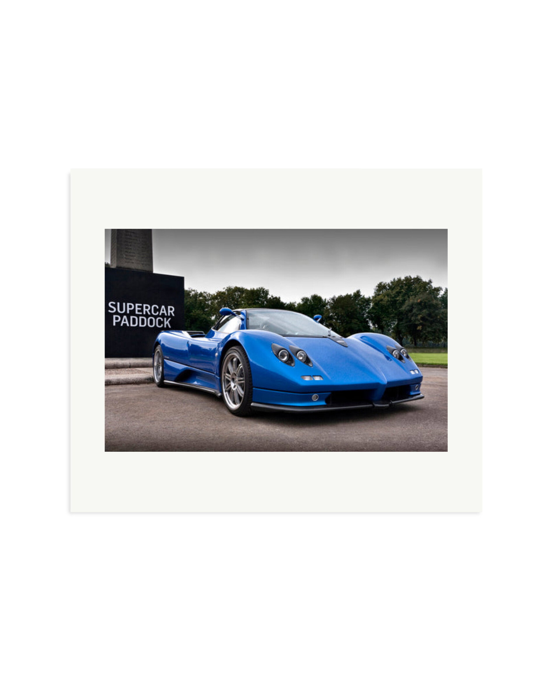 Pagani Zonda S Print Only / Large