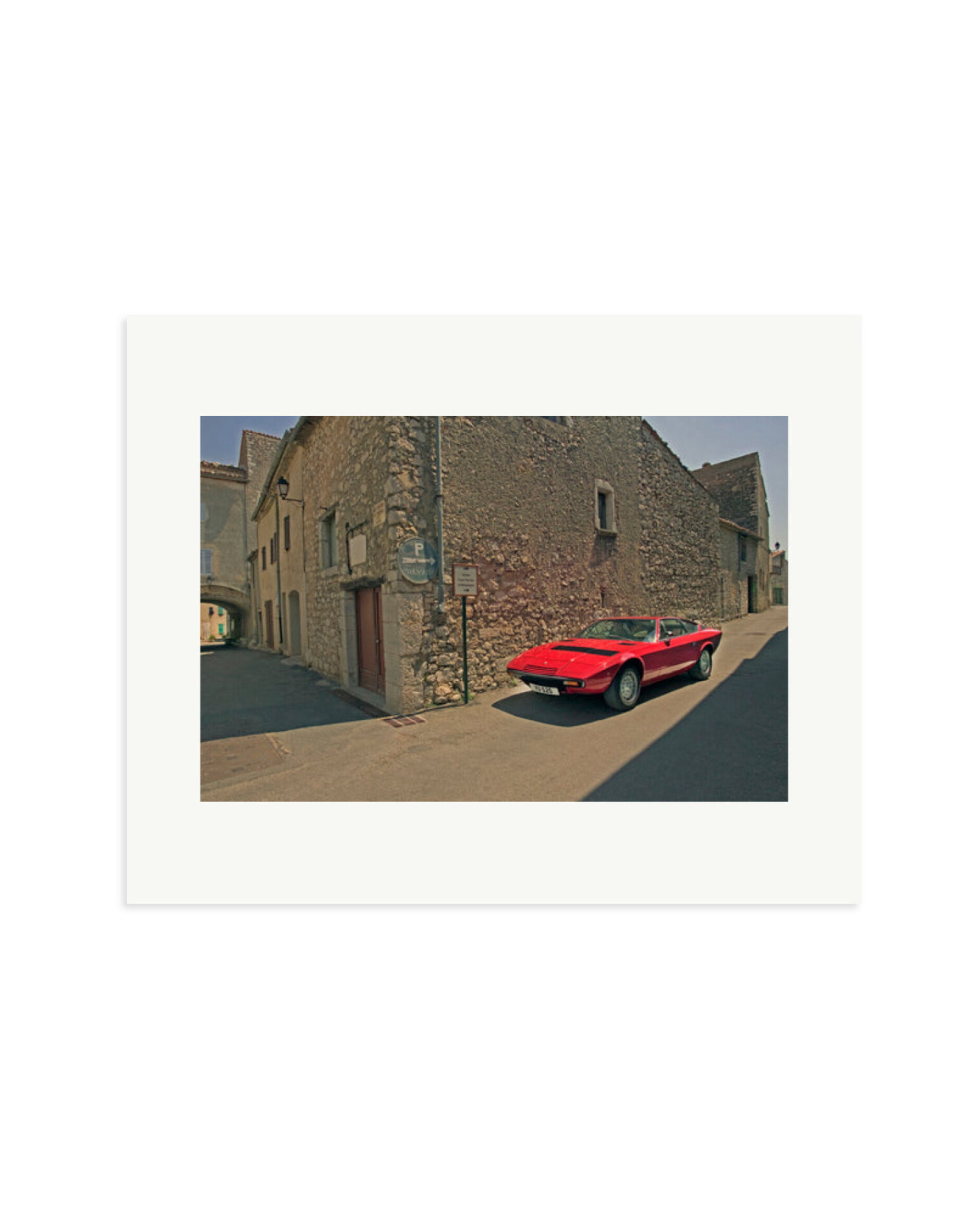 Maserati Khamsin Print Only / Medium