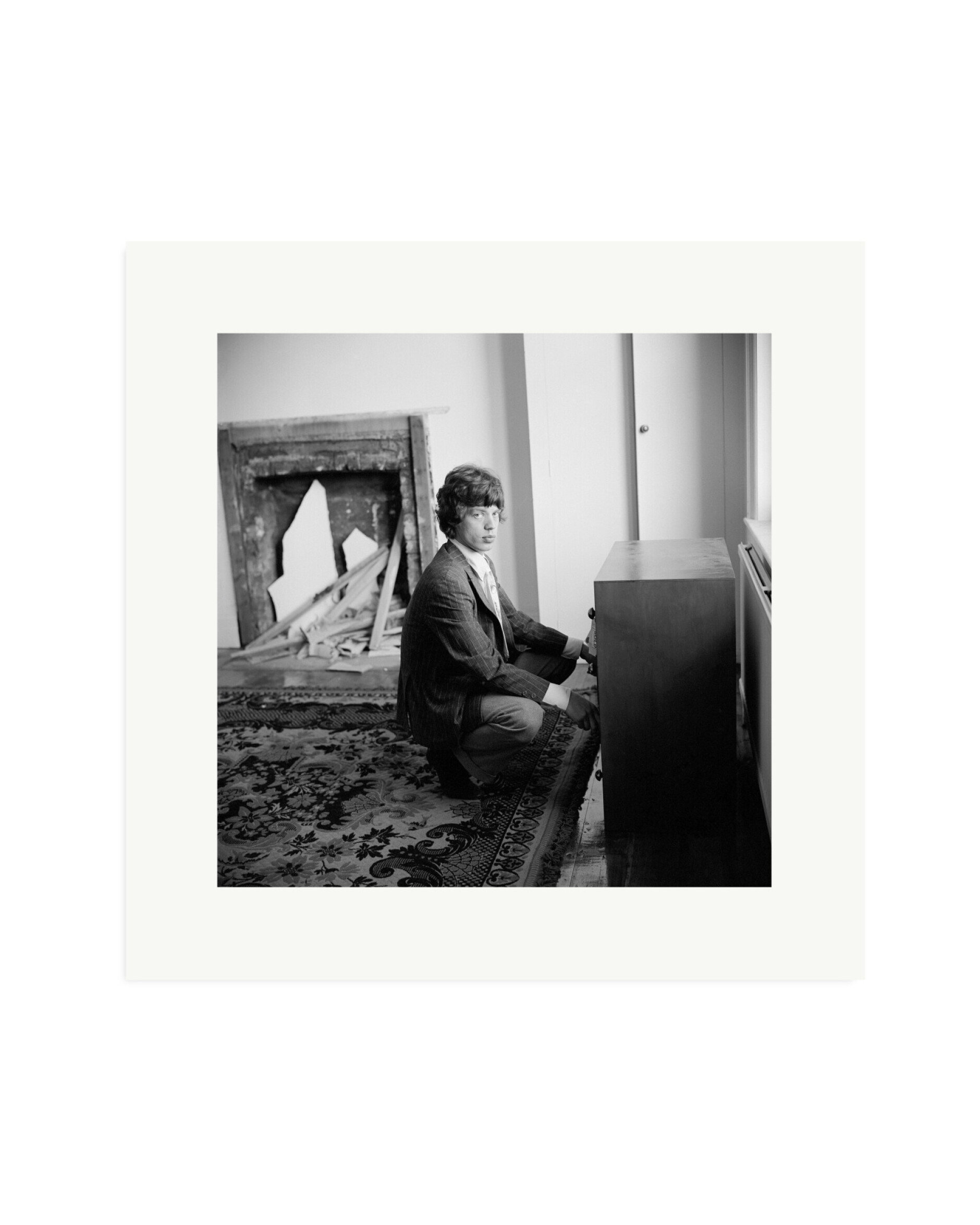 Mick Jagger at Home, 1966 Print Only / Medium