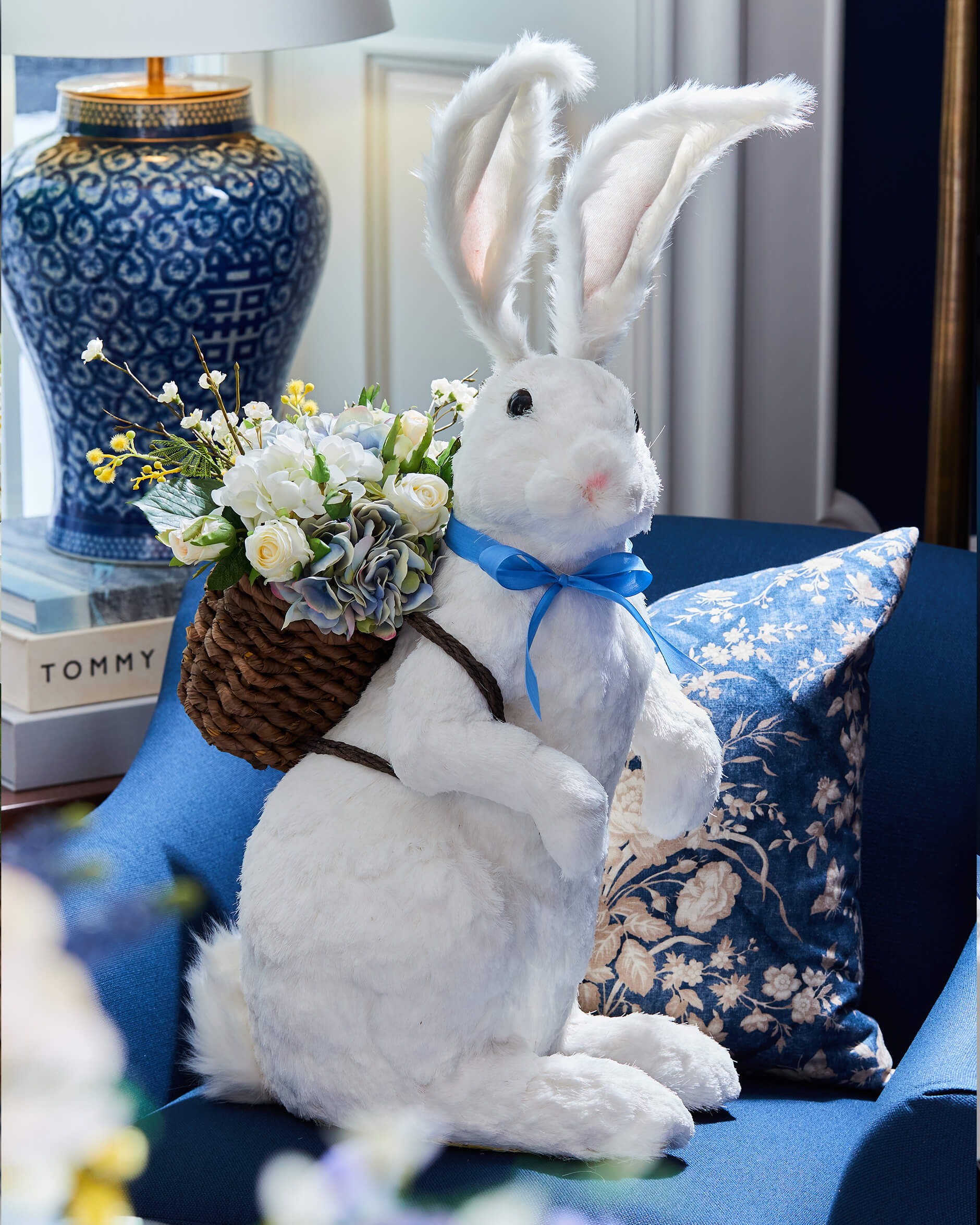 Harry paashaas wit 90 cm