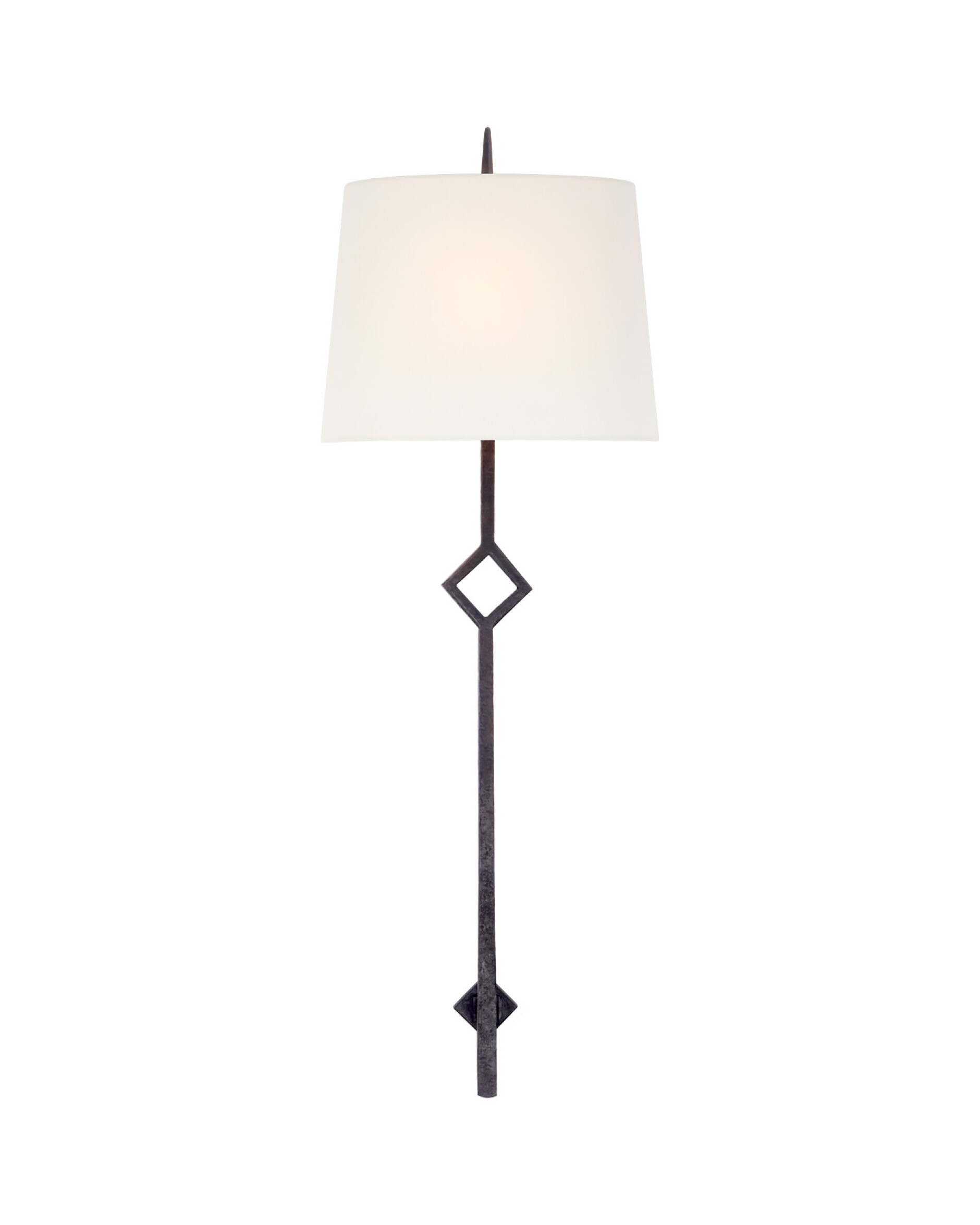 Cranston Sconce Black/Linen