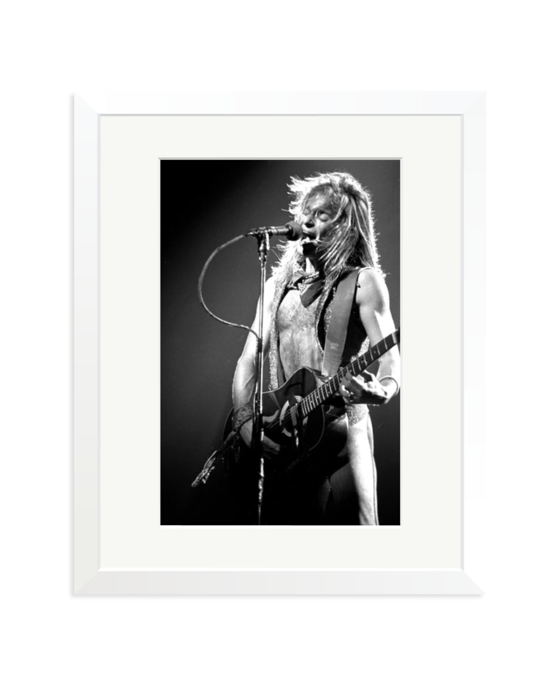 David Lee Roth of Van Halen 1981 White / Medium