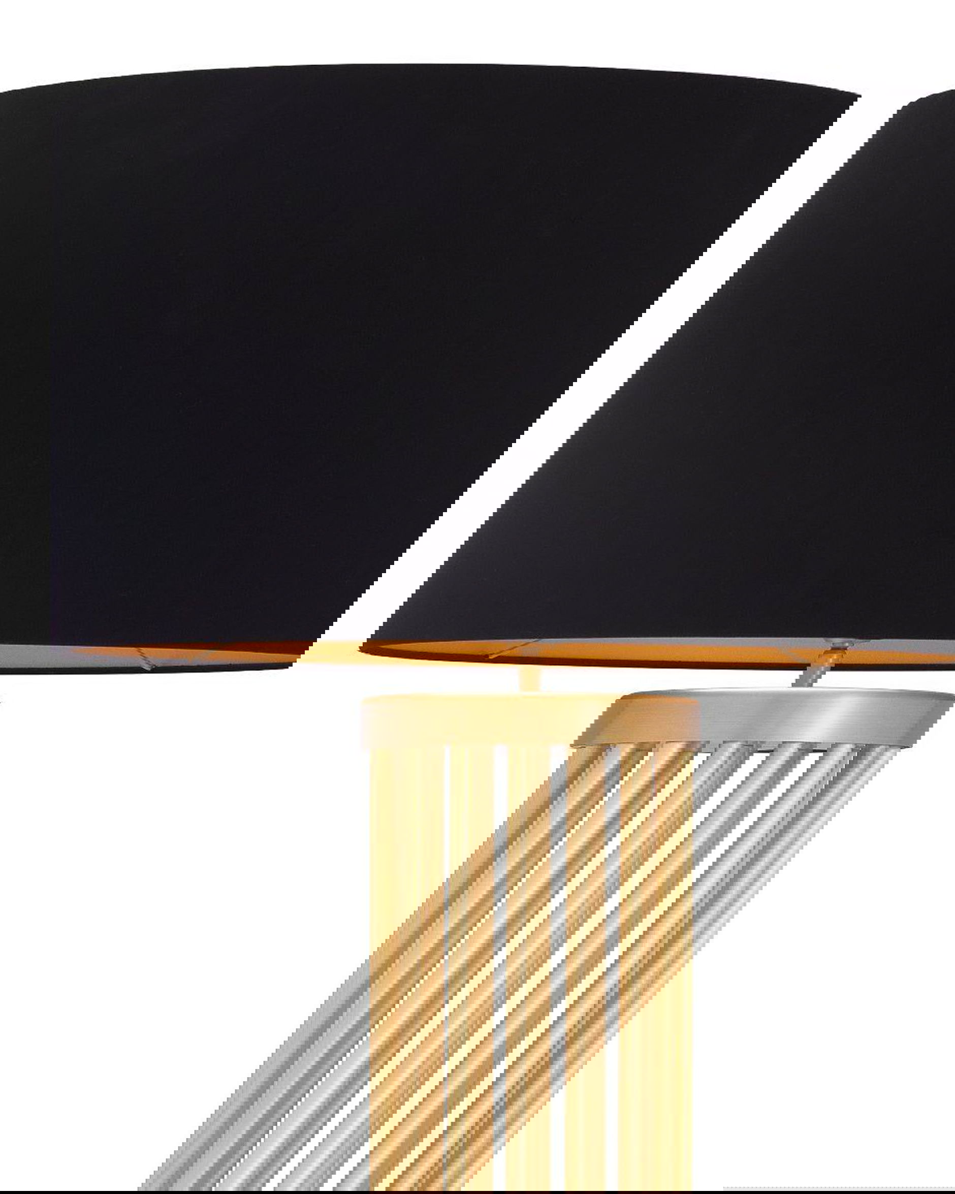 Condo golvlampa antik mässing/svart