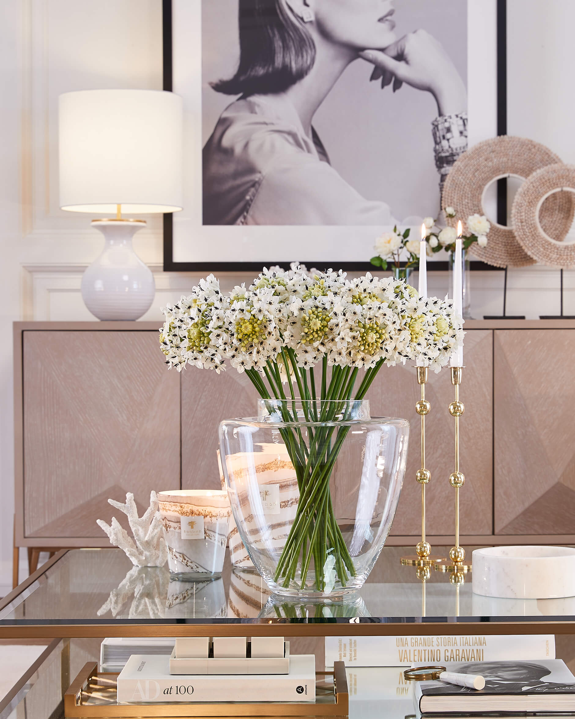 Arabicum snittblomma vit