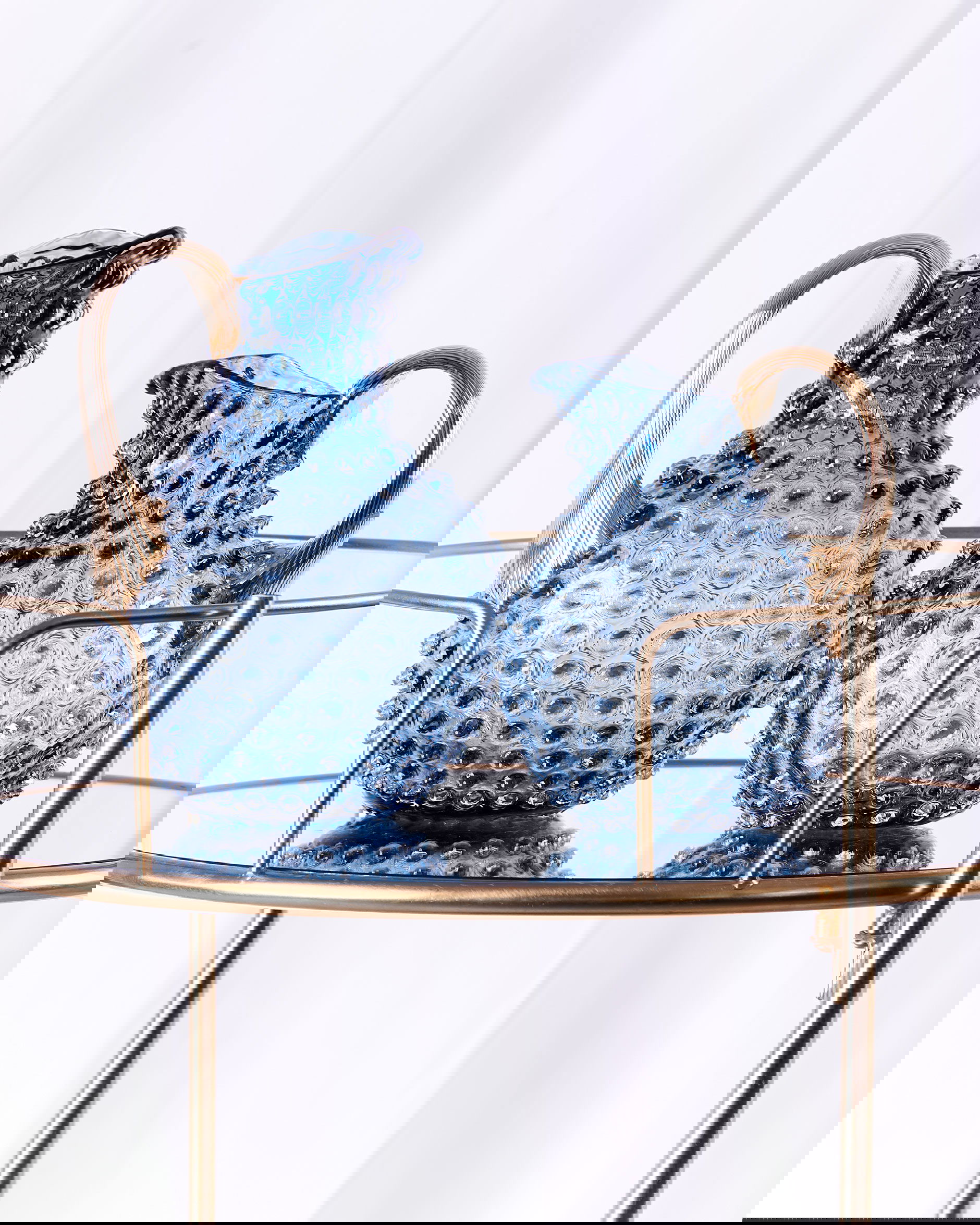 Paris karaff åskblå guld 2 liter