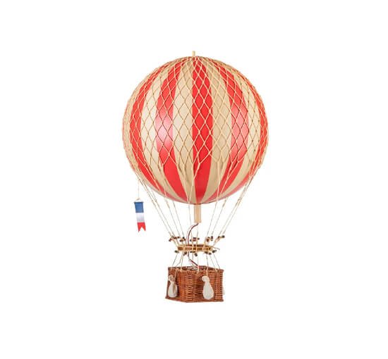 True Red - Hot Air Balloon Royal Aero White