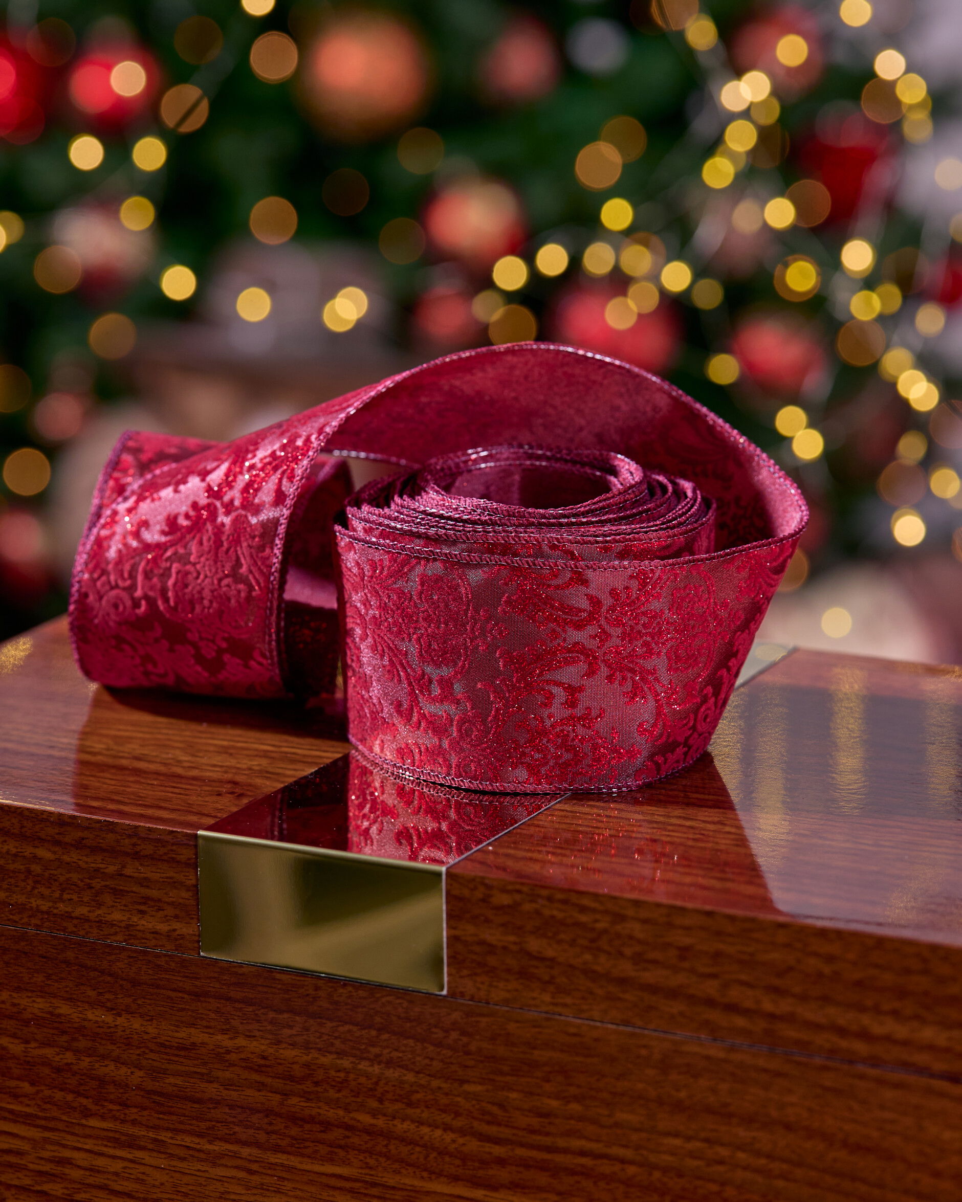 Mabel textielband bordeaux 9m