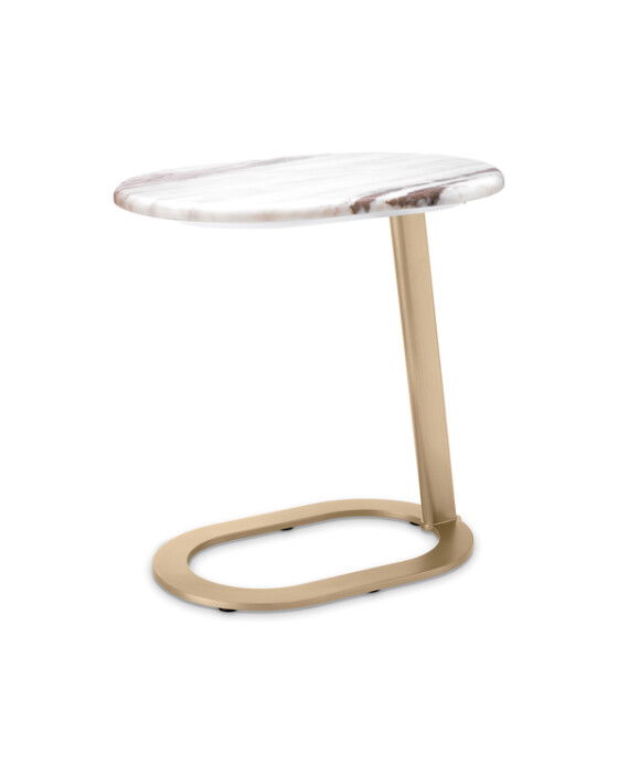 oyo sidobord ljus marmor