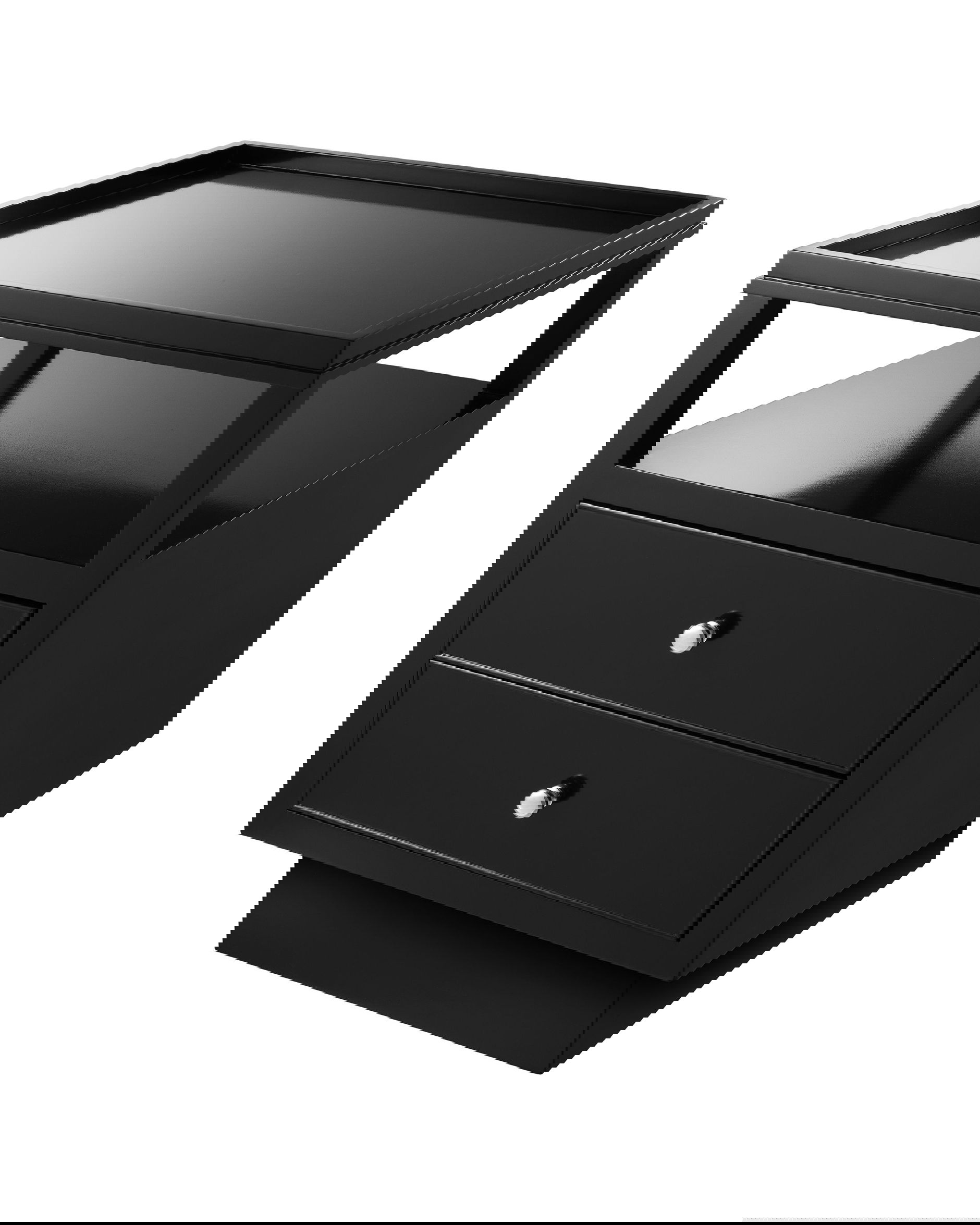 Lennox Bedside Table Black