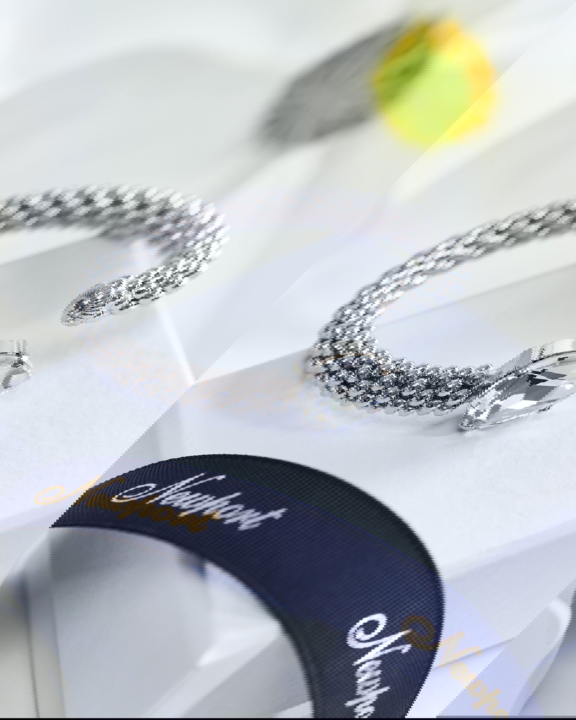 Classic Rope armband crystal rhodium