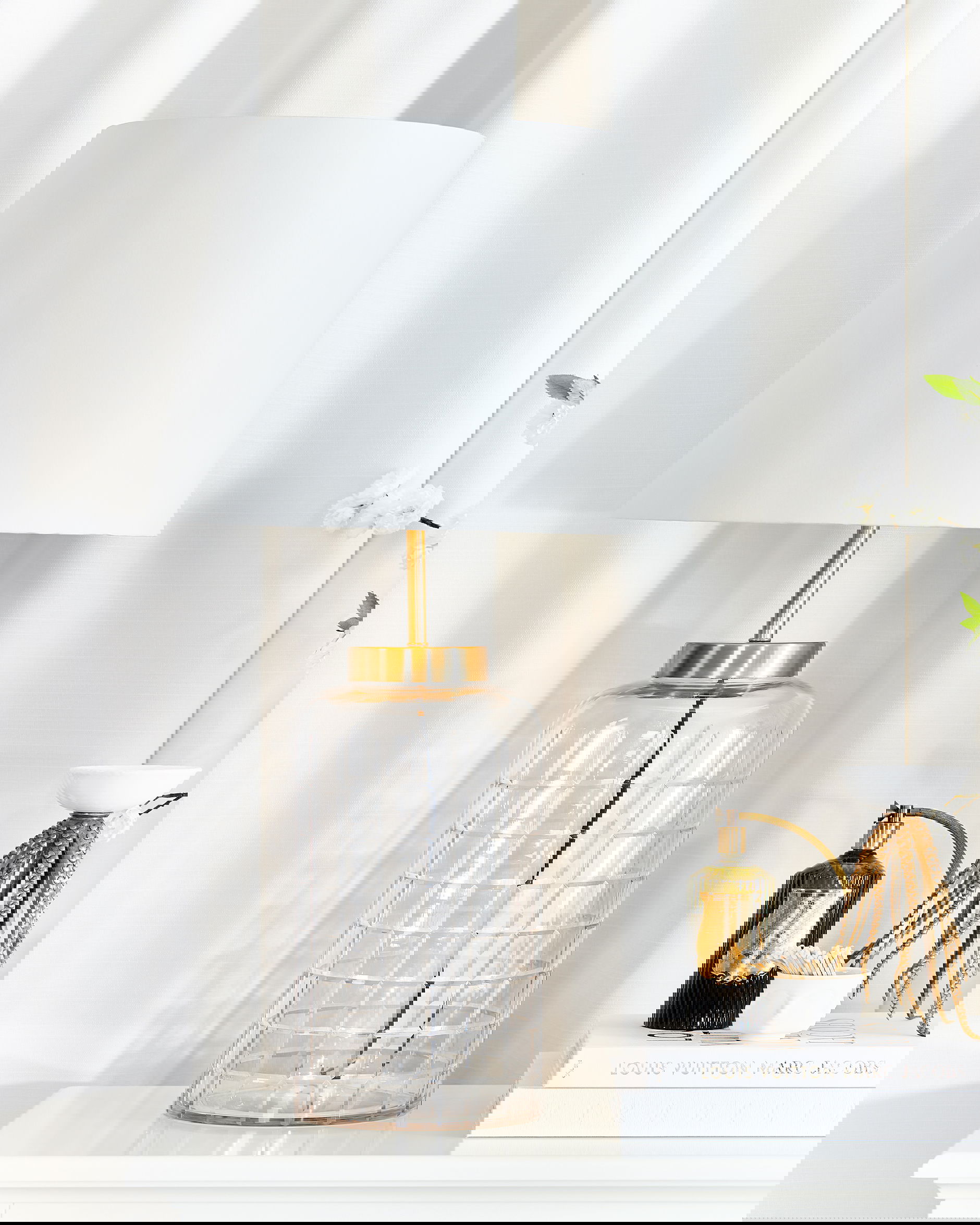 Clark bordslampa kristallin