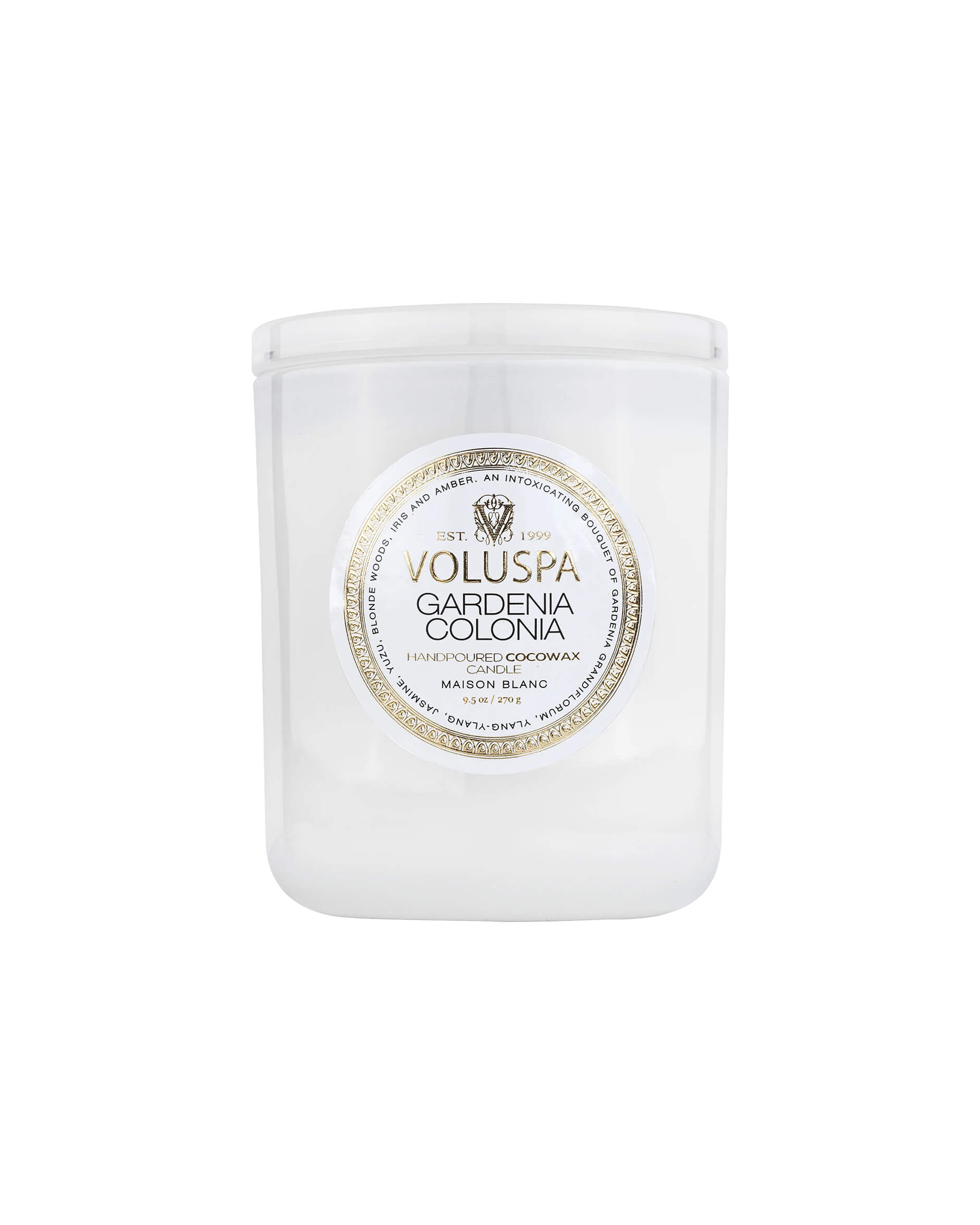 Gardenia Colonia Classic Scented Candle