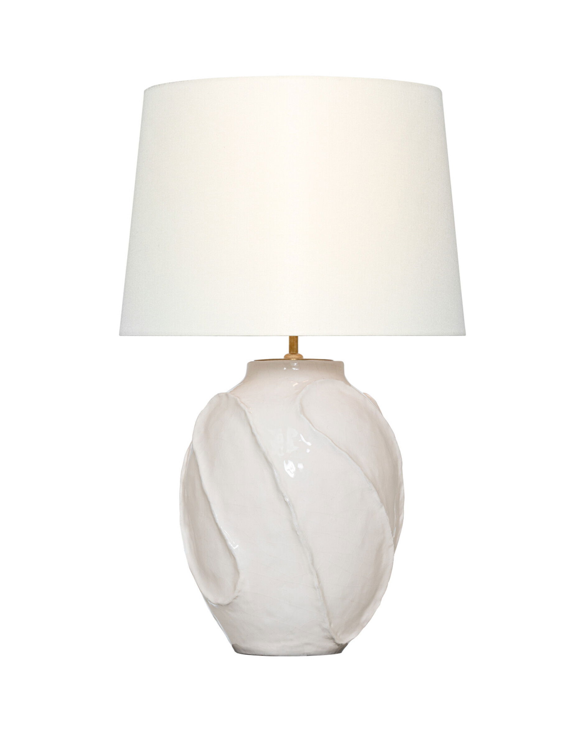 Idalia 28" Sculpted Table Lamp White