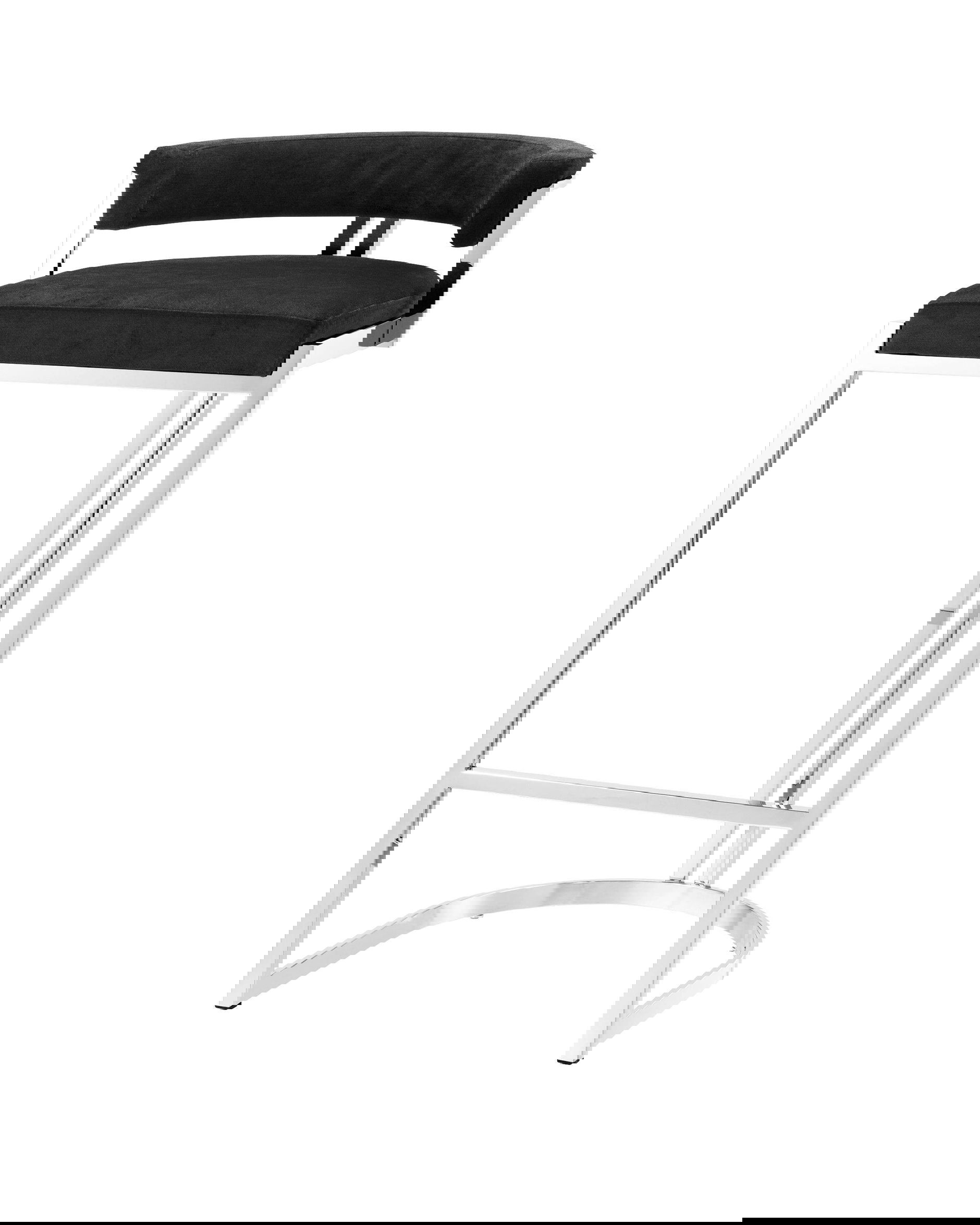 Dante Bar Stool Black Velvet