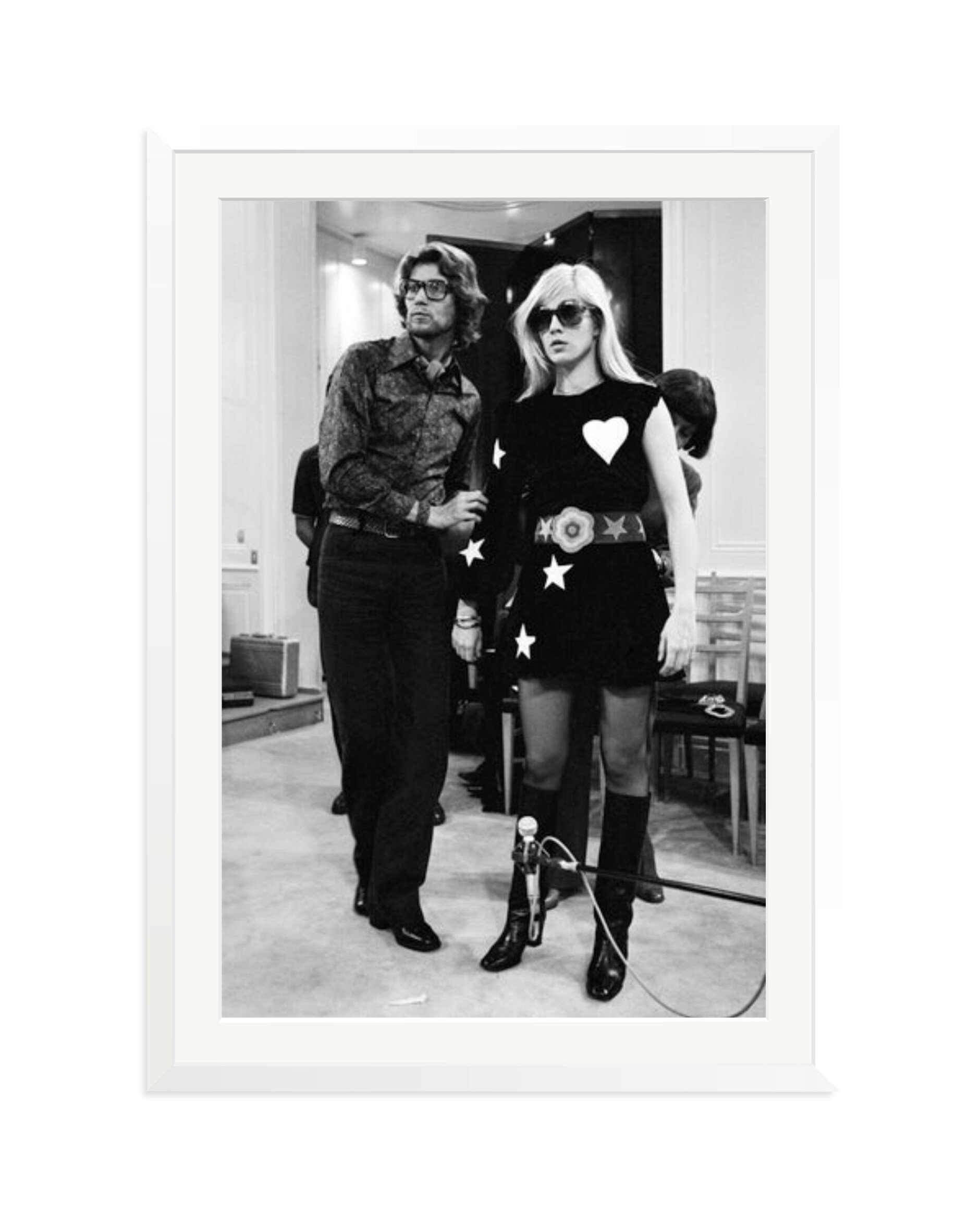 Sylvie Vartan at Yves Saint Laurent White / XXL