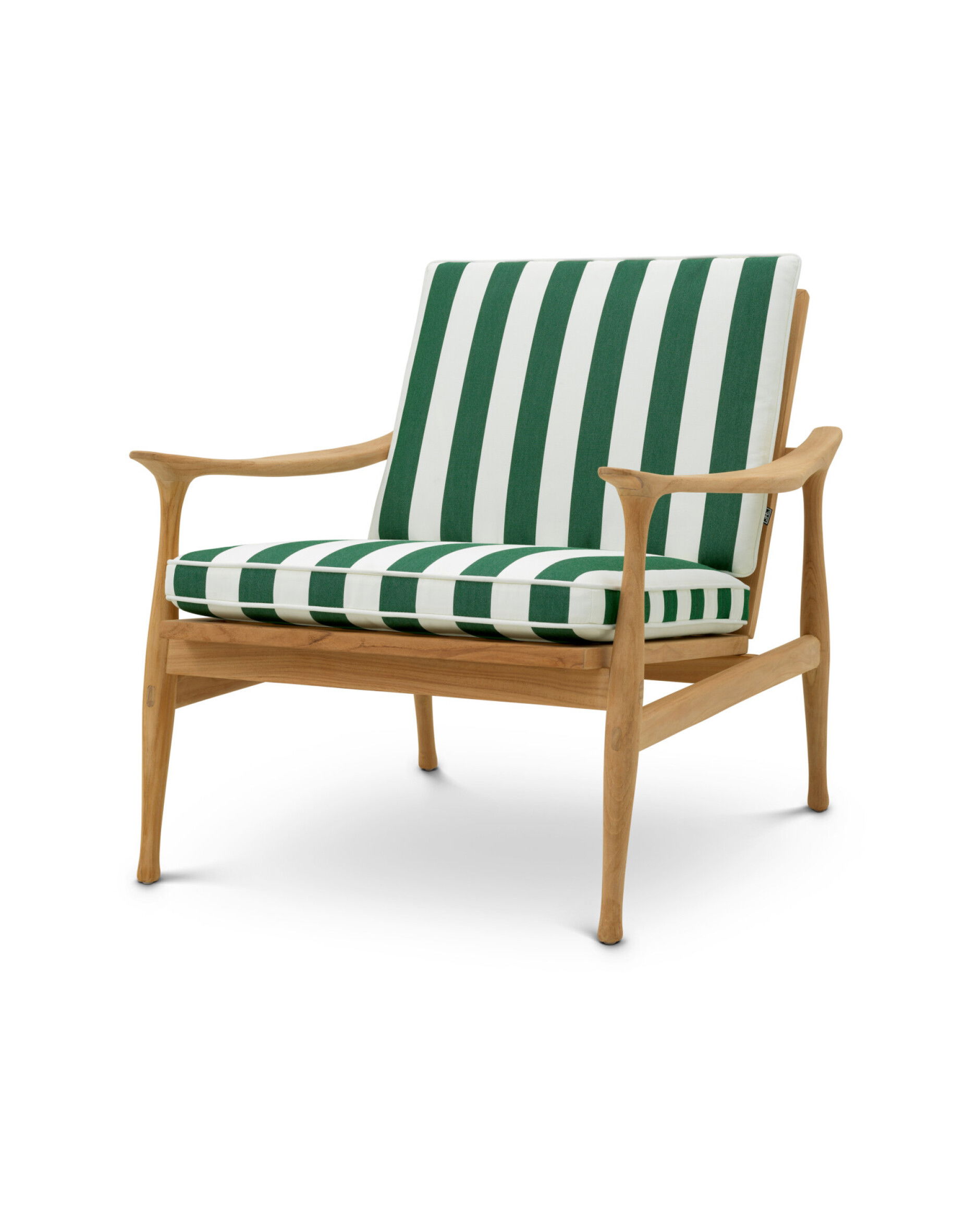 Manzo Florent Green Armchair