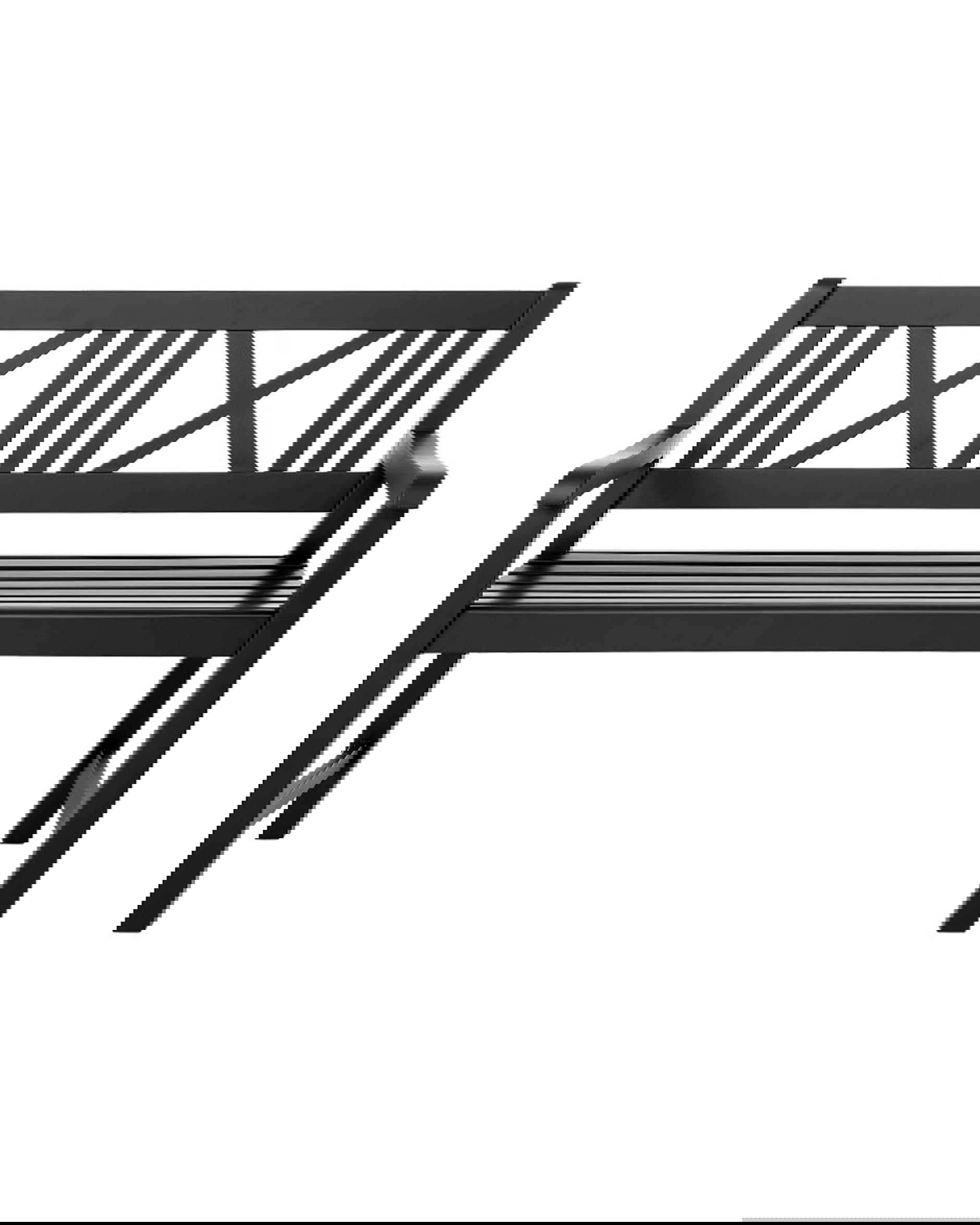 Alternativ bild 1 för Cinas, Rosenborg bänk 120 cm svart