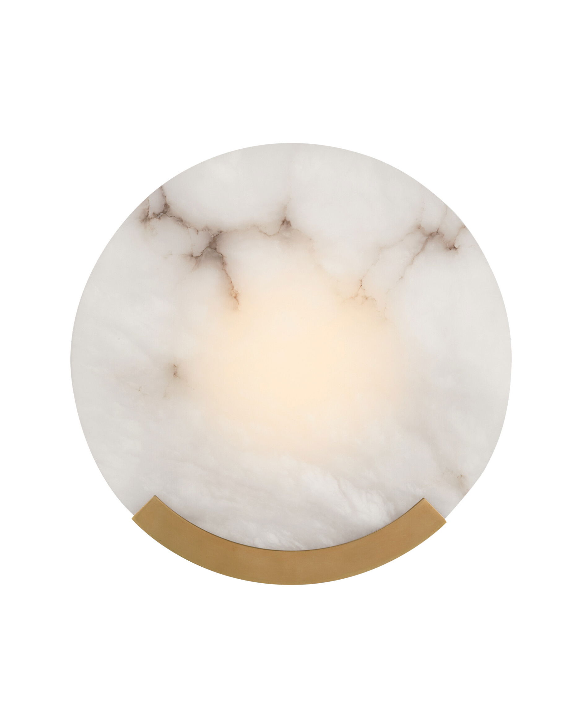 Melange 13" vägglampa mässing