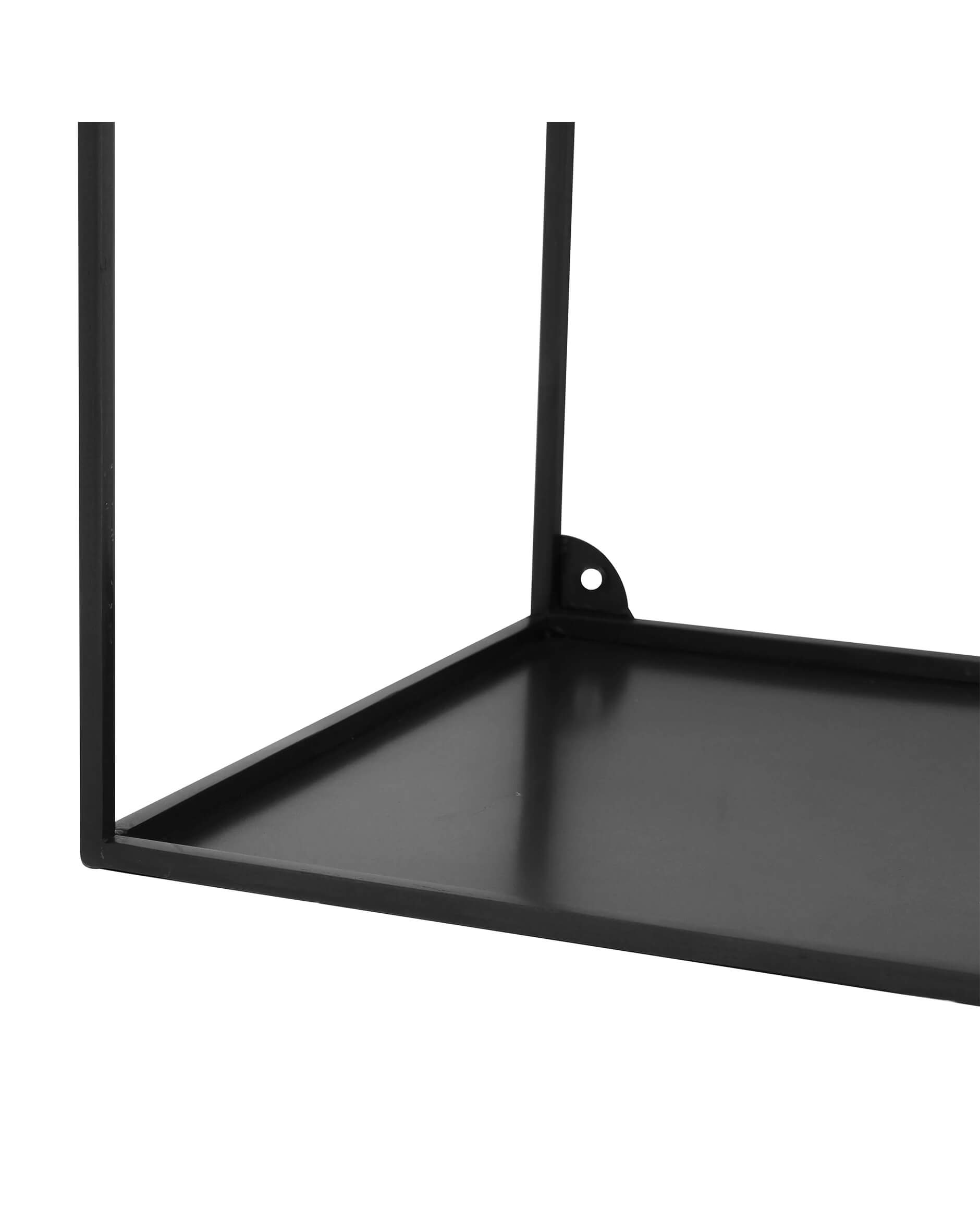 Deco vägghylla brons