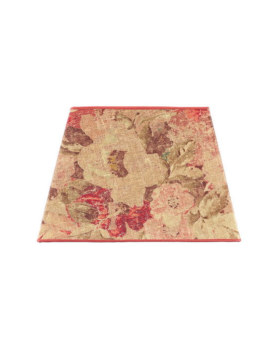 Square lampskärm rosewood rouge