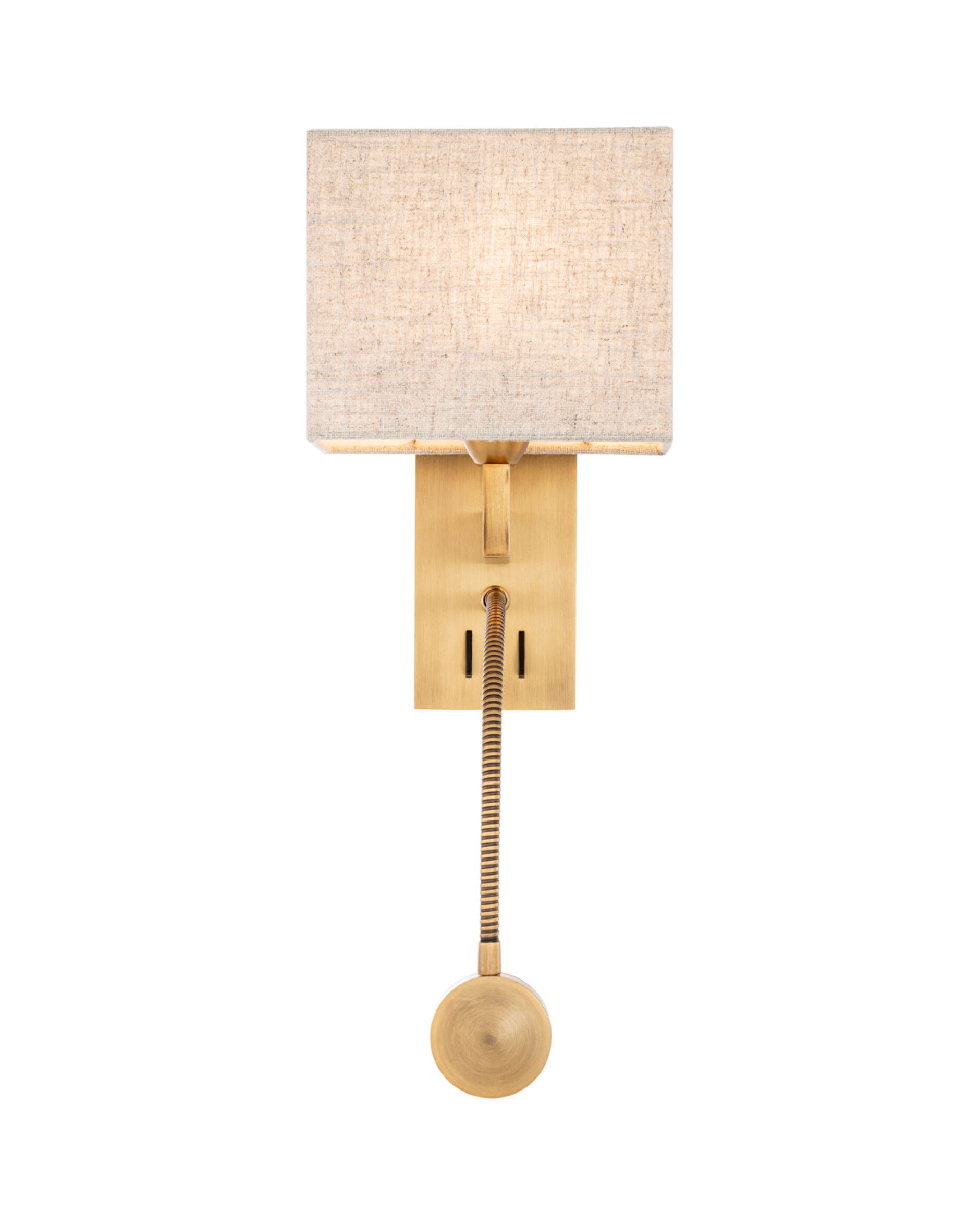 Reading vägglampa antik mässing