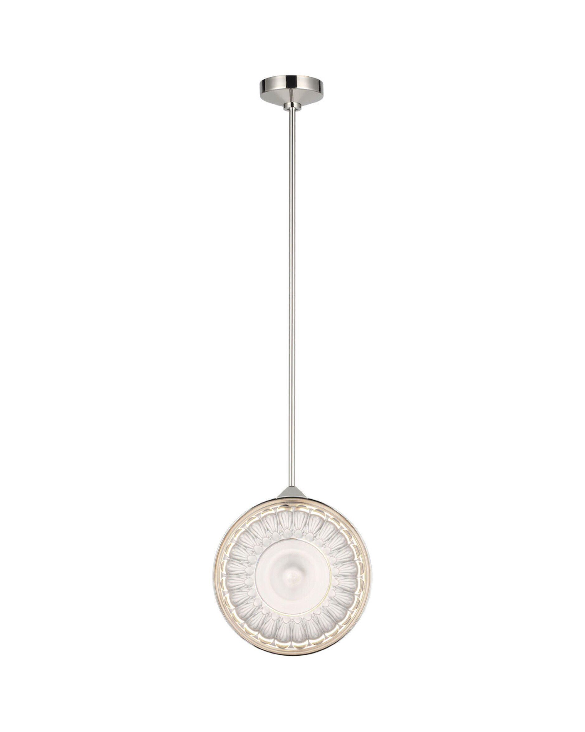 Copper Coast 15" Pendant Olive Cut Nickel