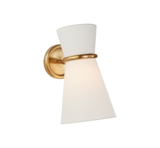 null - Clarkson Small Single Pivoting Sconce Polished Nickel