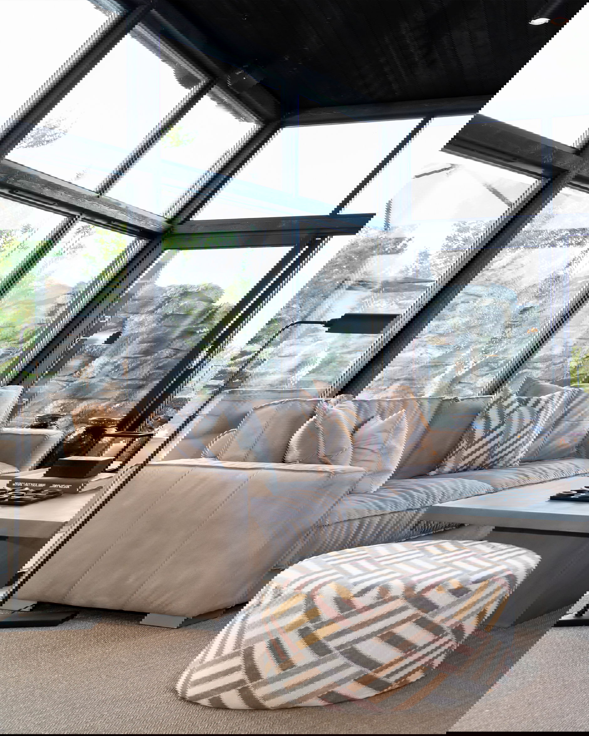 Cortina fotpall marrakech