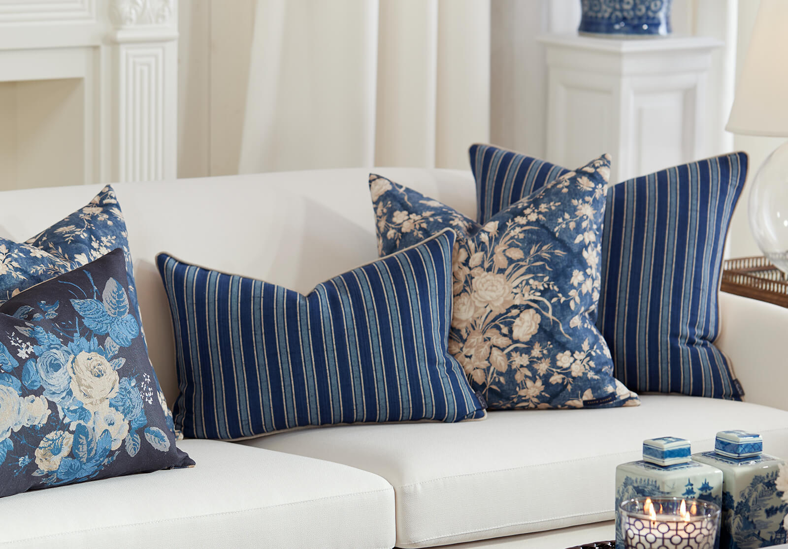 Blue & White Interior