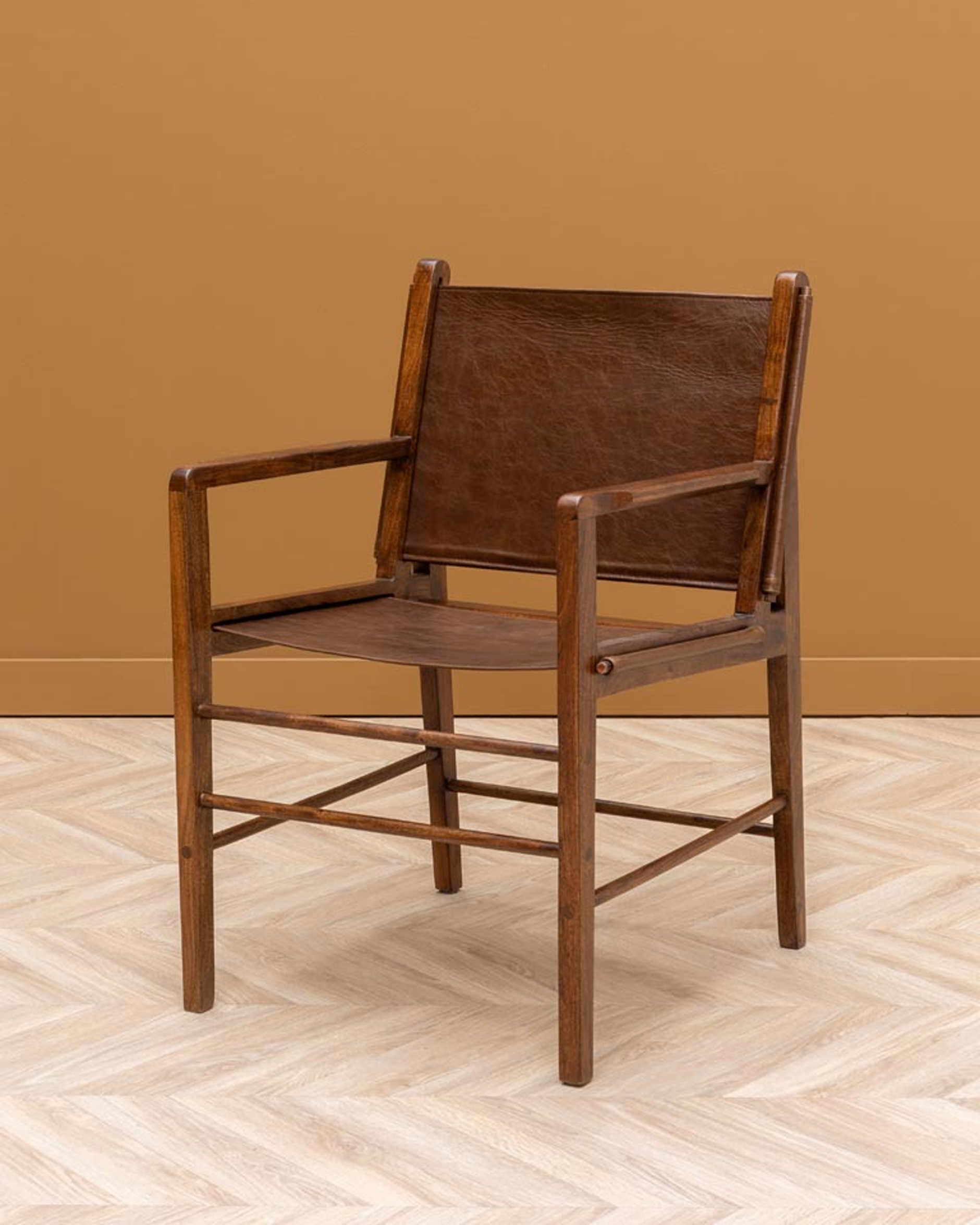Arius armchair, brown