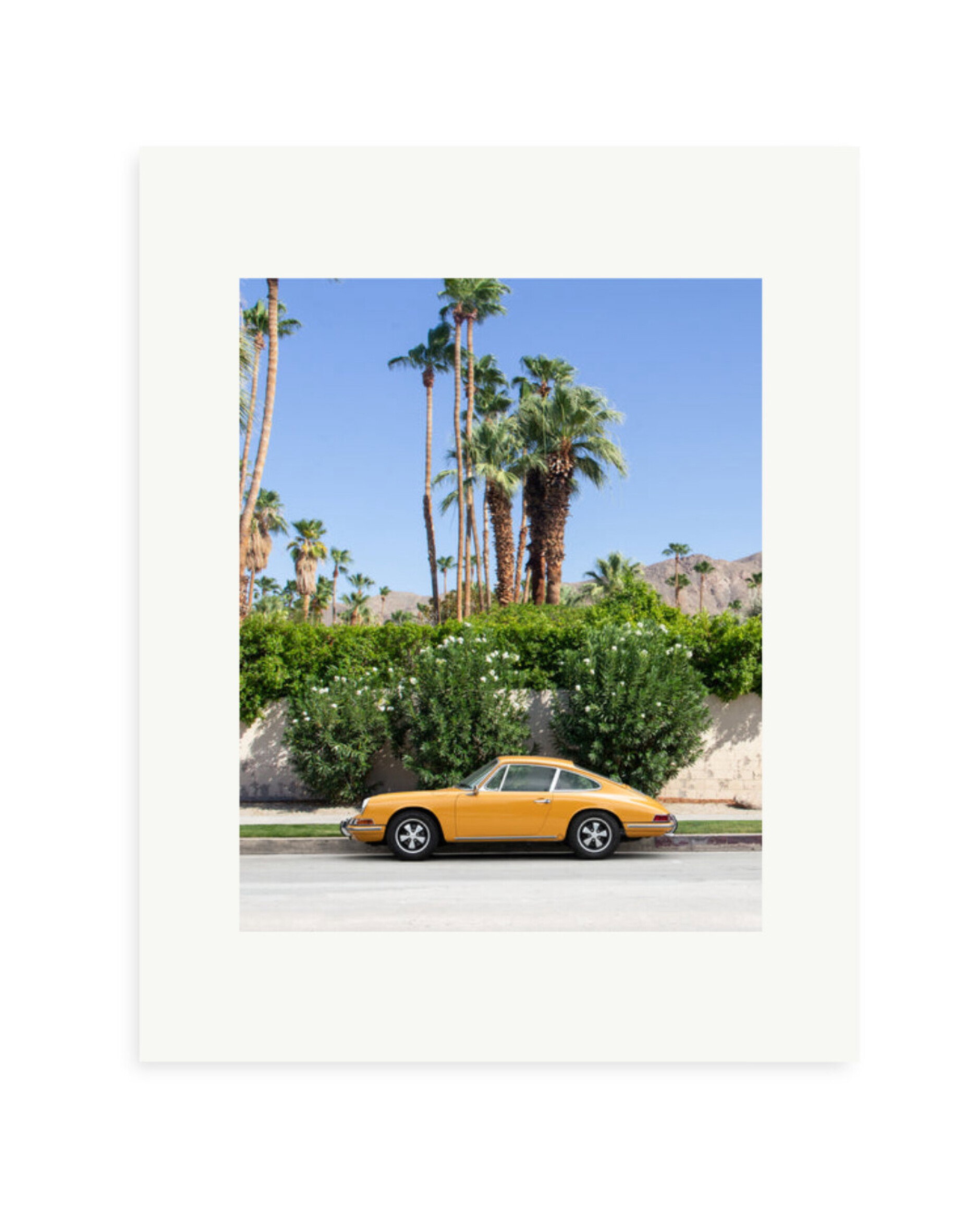 Porsche 911 in Palm Springs Print Only / Small