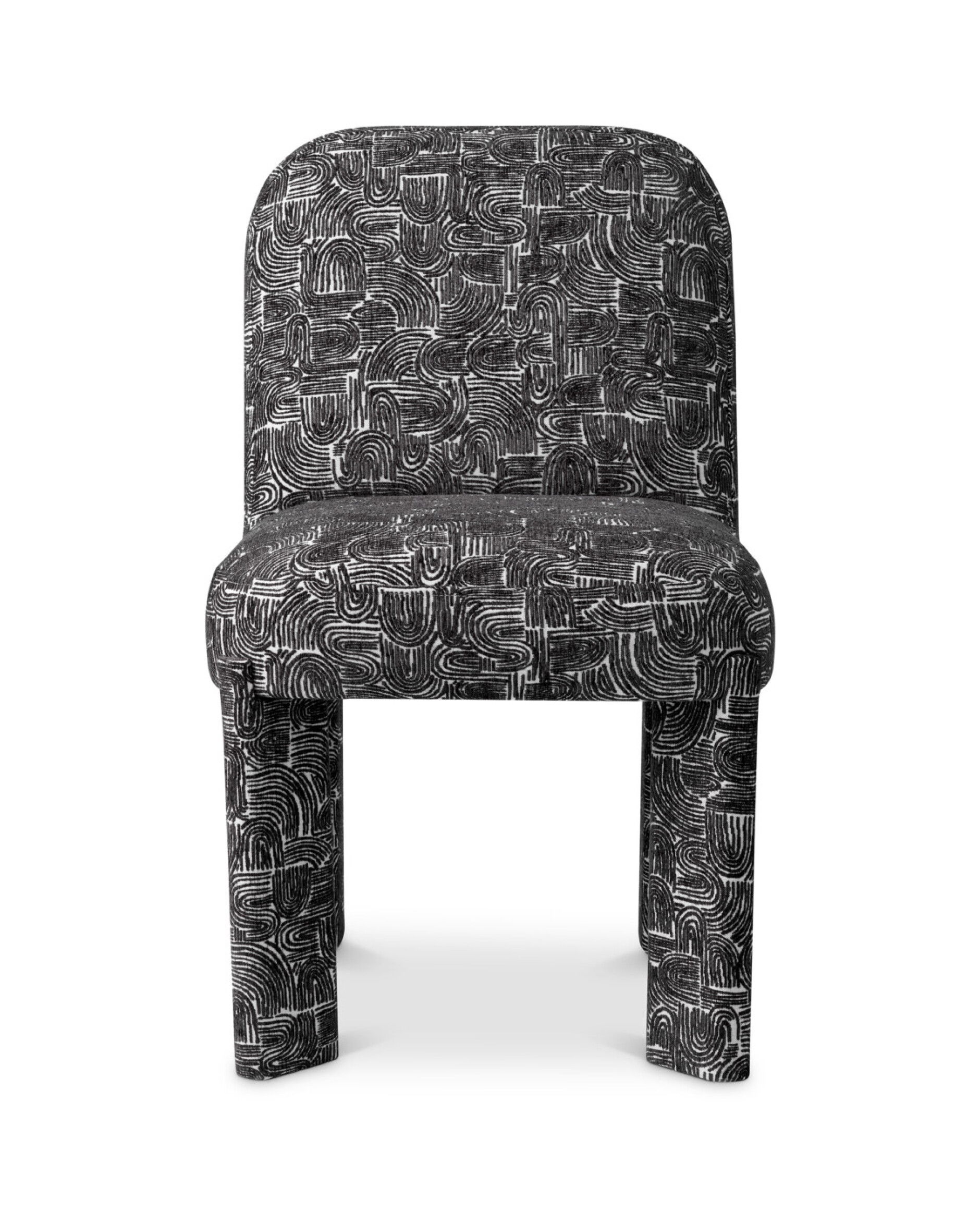 Magnus Esszimmerstuhl Solent schwarz weiß