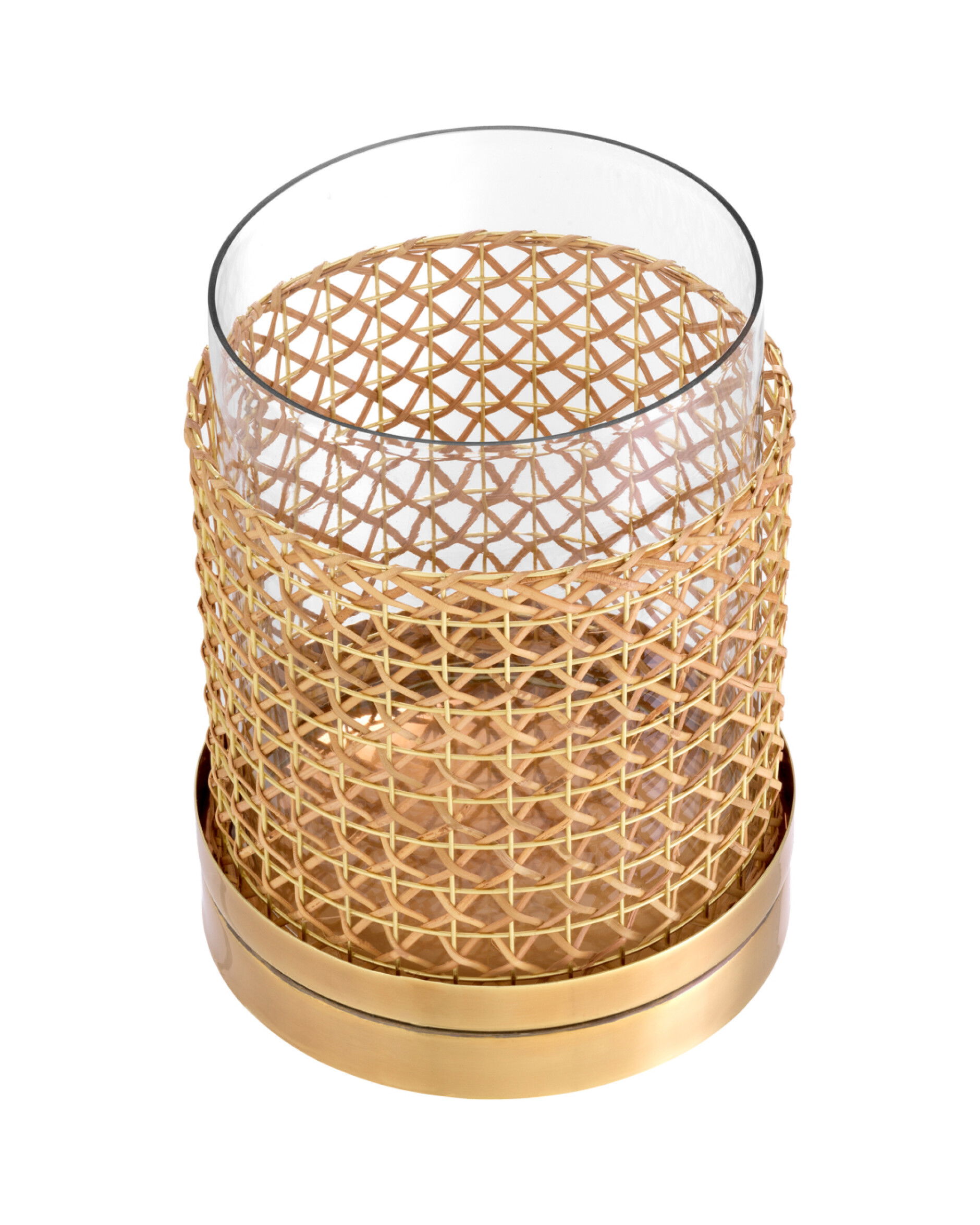 Zimmerman ljuslykta antik mässing