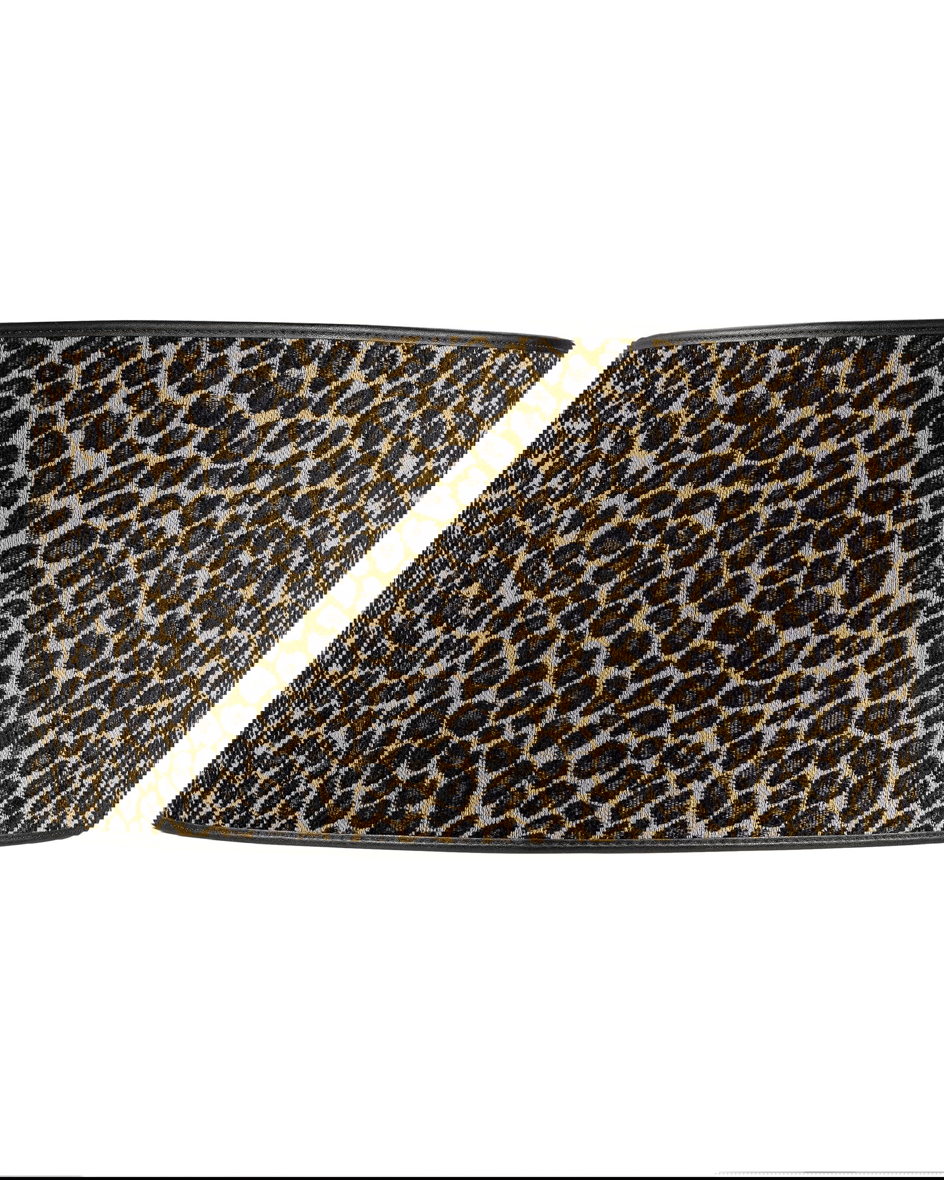 Leopard lampskärm cylinder mönstrad