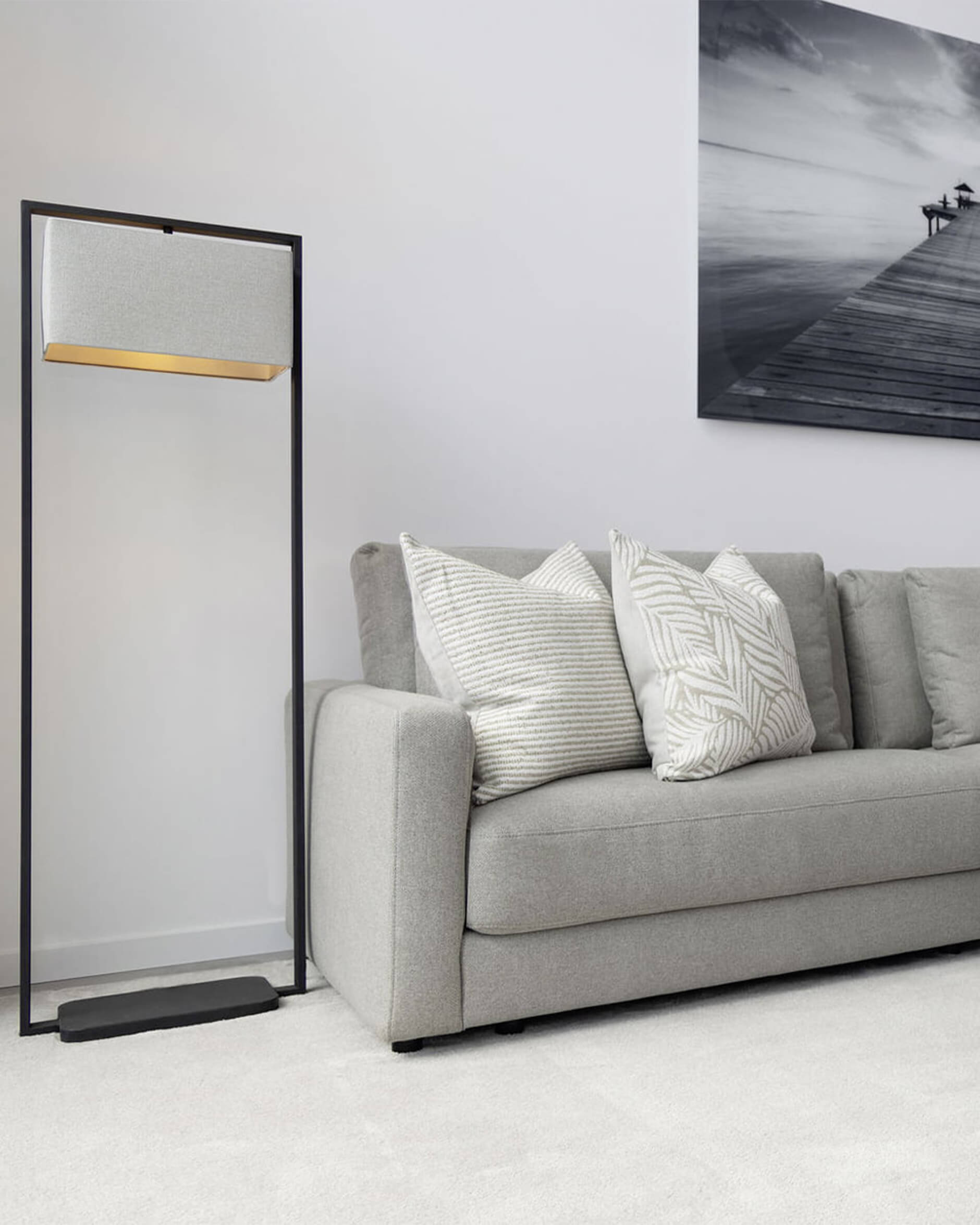 Donati frame lampskärm golv rave natural