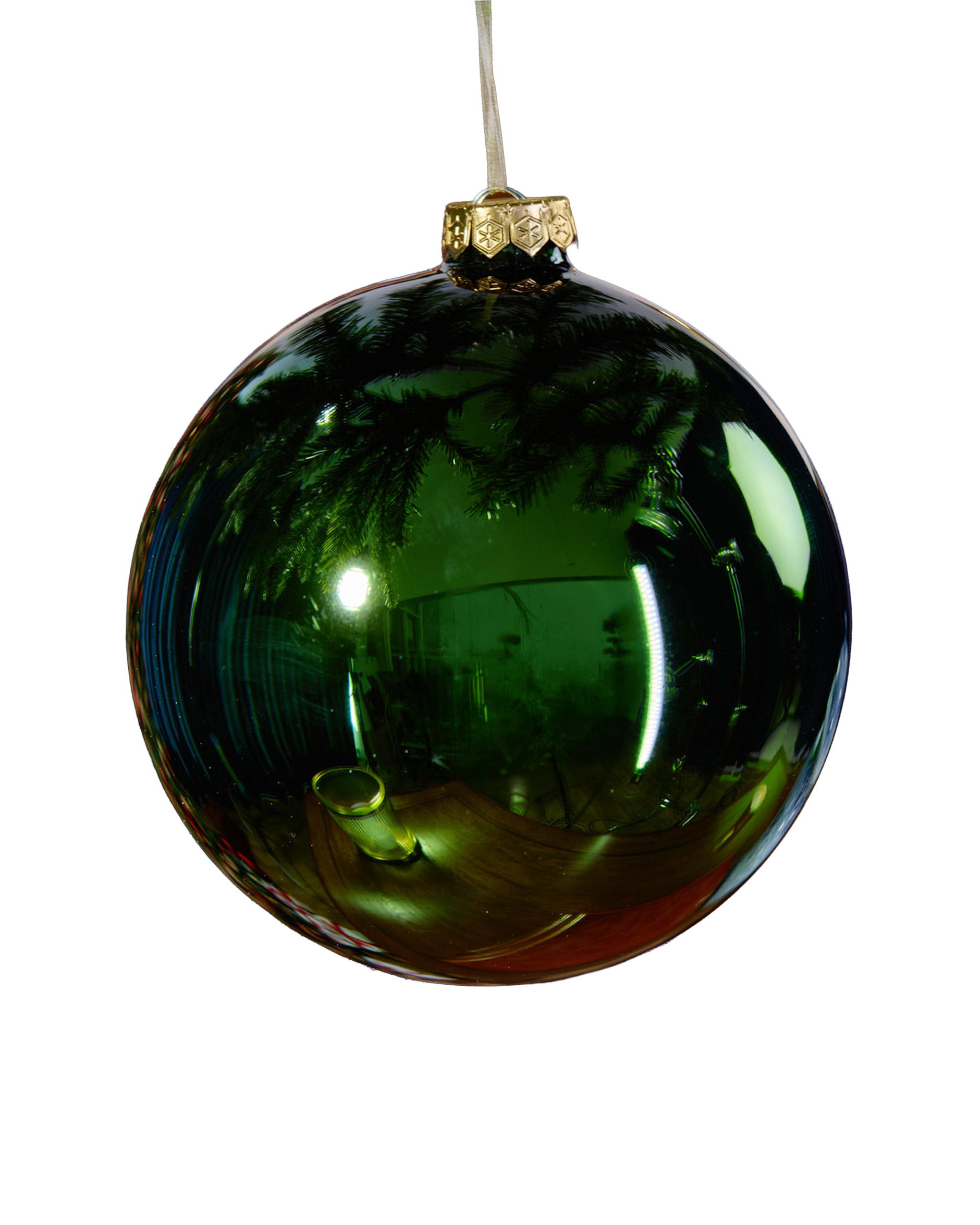 Jamie julekugle grøn 15cm
